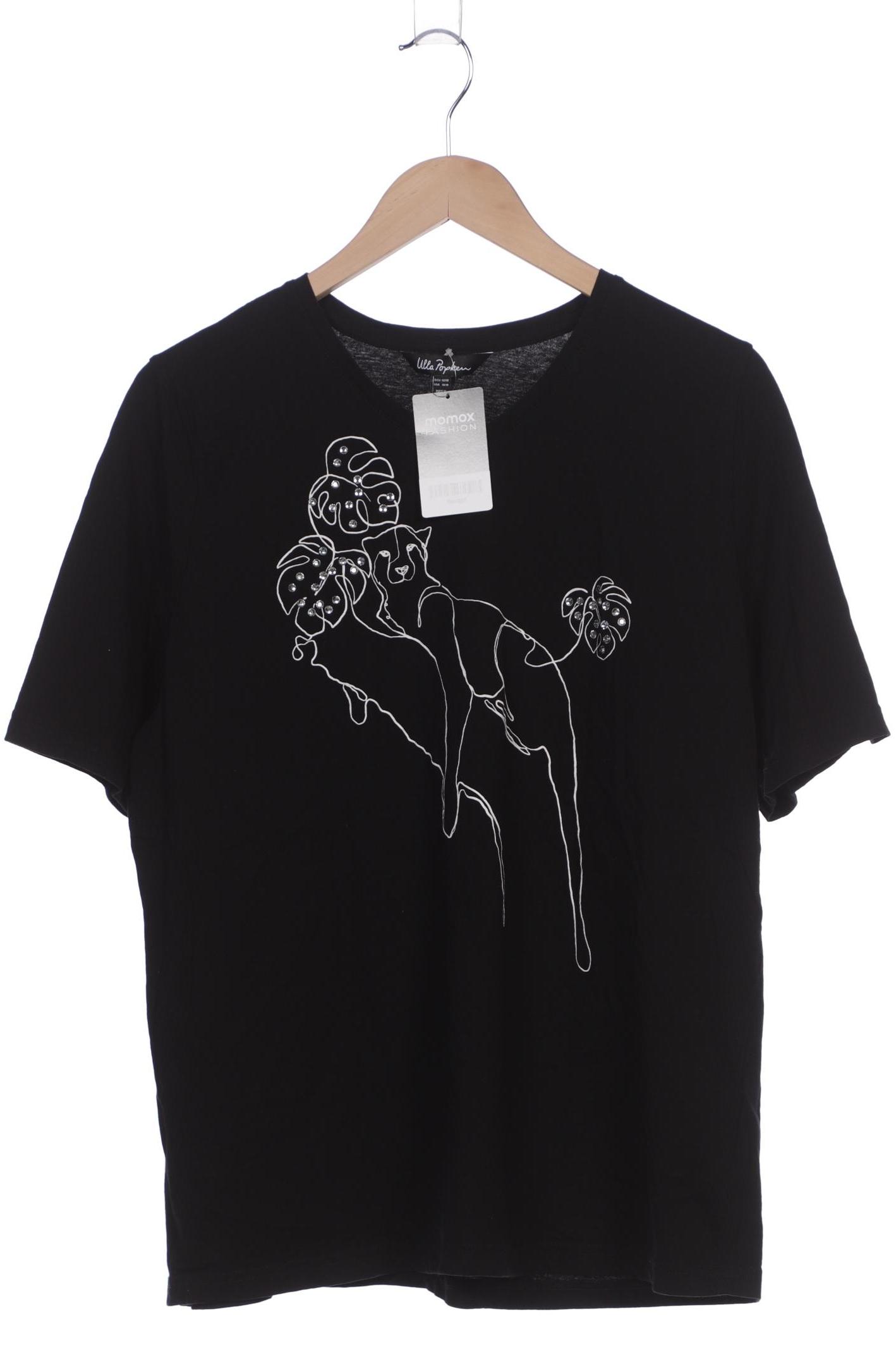 

Ulla Popken Damen T-Shirt, schwarz, Gr. 46