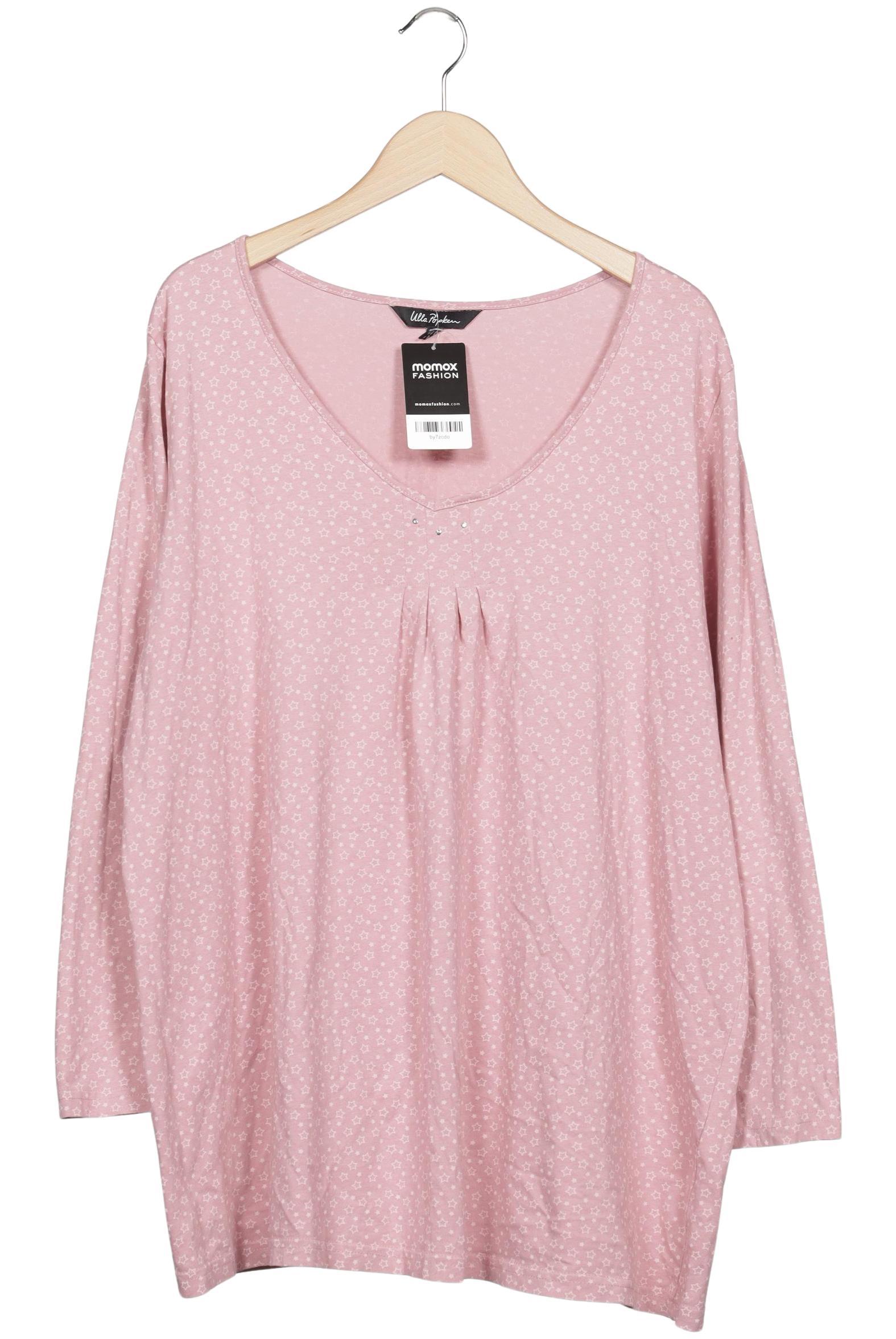 

Ulla Popken Damen Langarmshirt, pink, Gr. 50