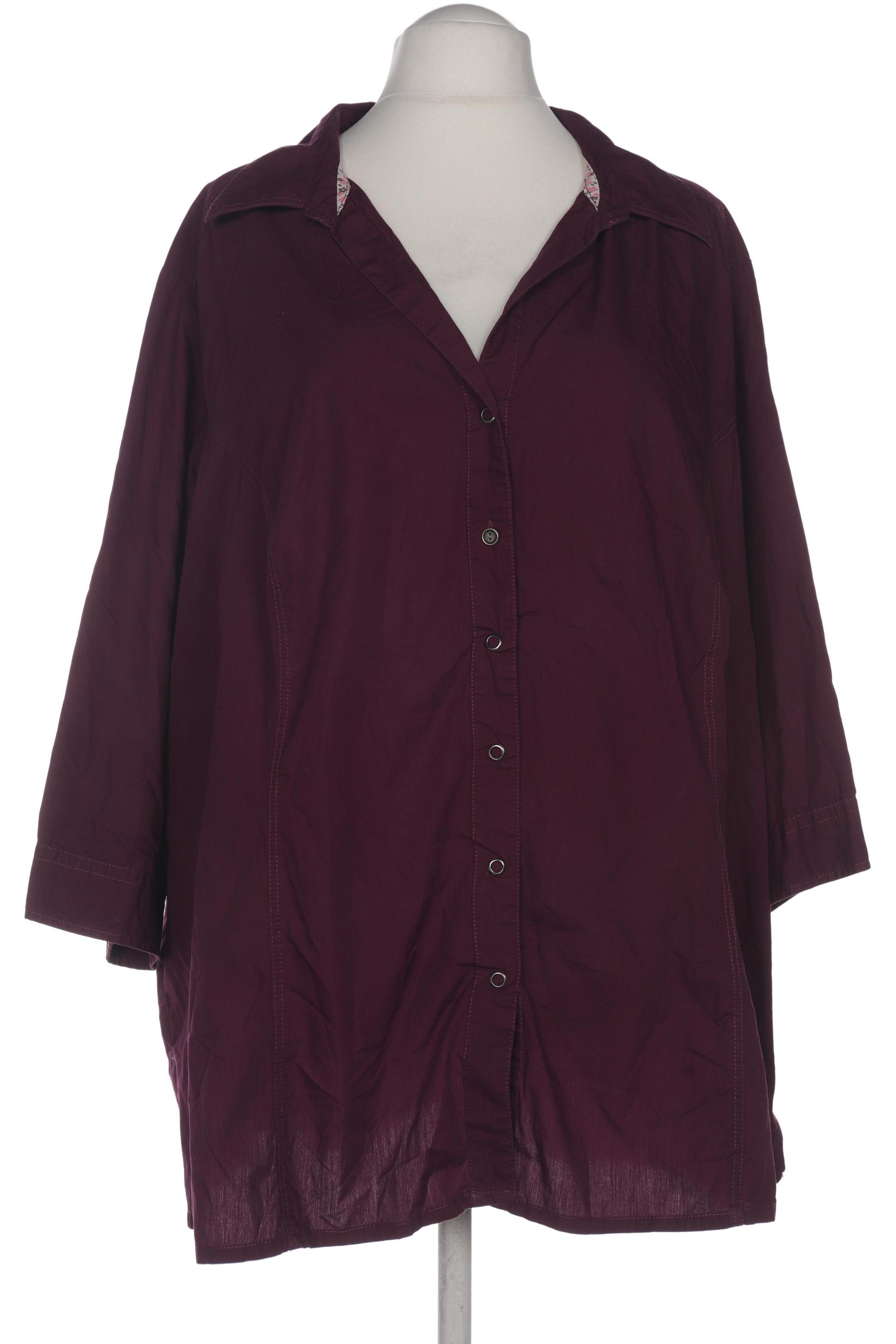 

Ulla Popken Damen Bluse, bordeaux, Gr. 58