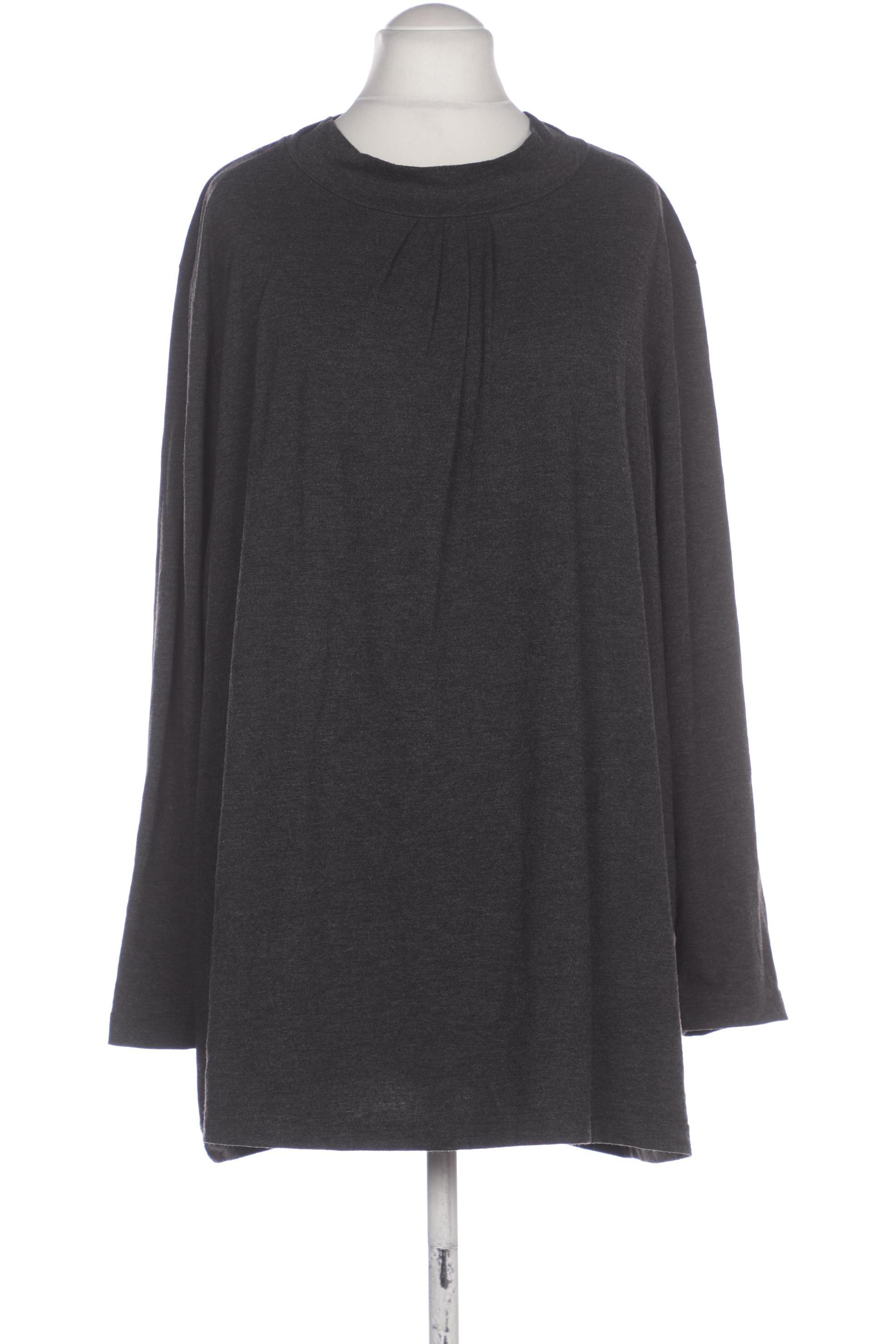 

Ulla Popken Damen Langarmshirt, grau, Gr. 54