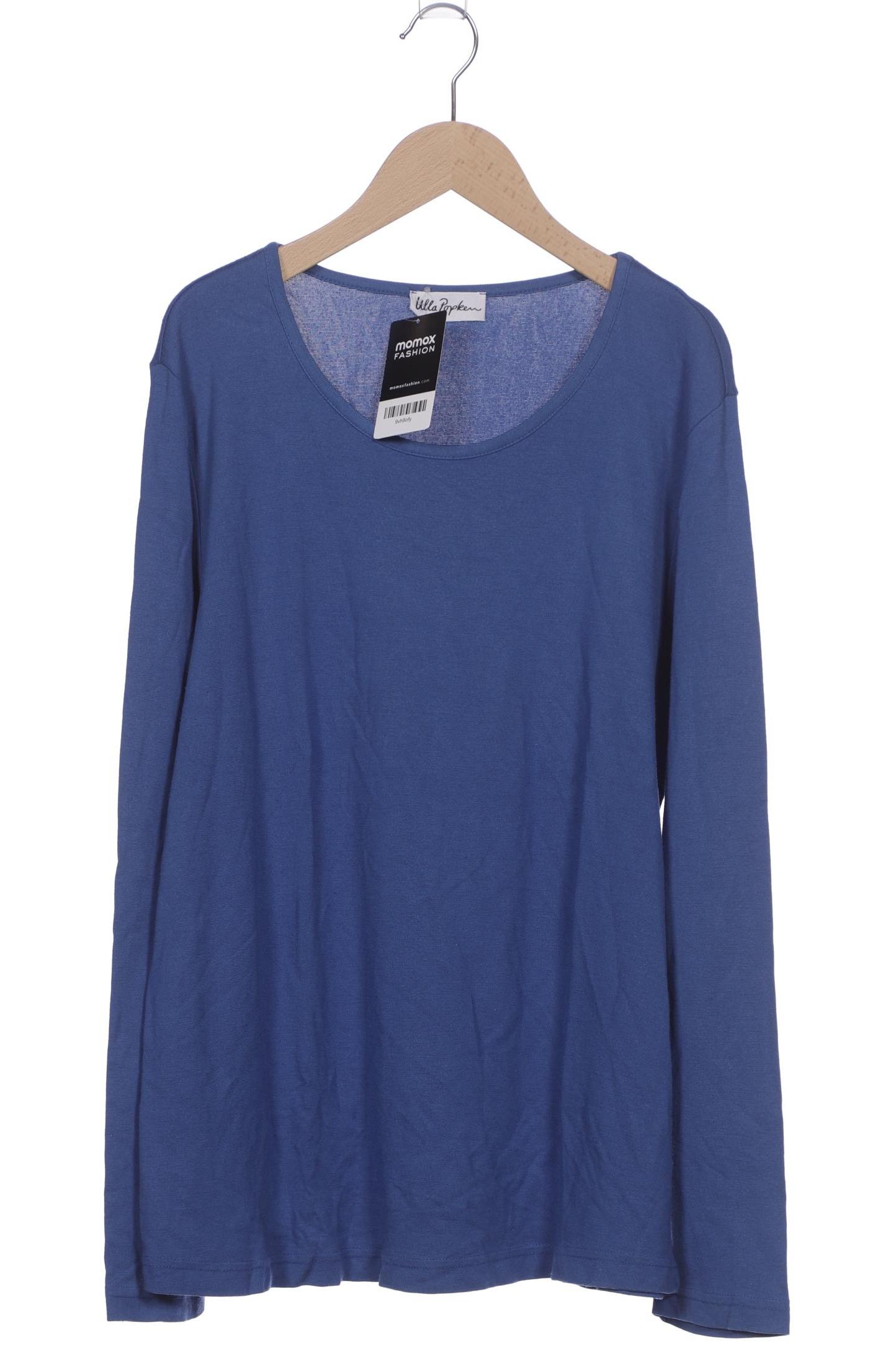 

Ulla Popken Damen Langarmshirt, blau, Gr. 46