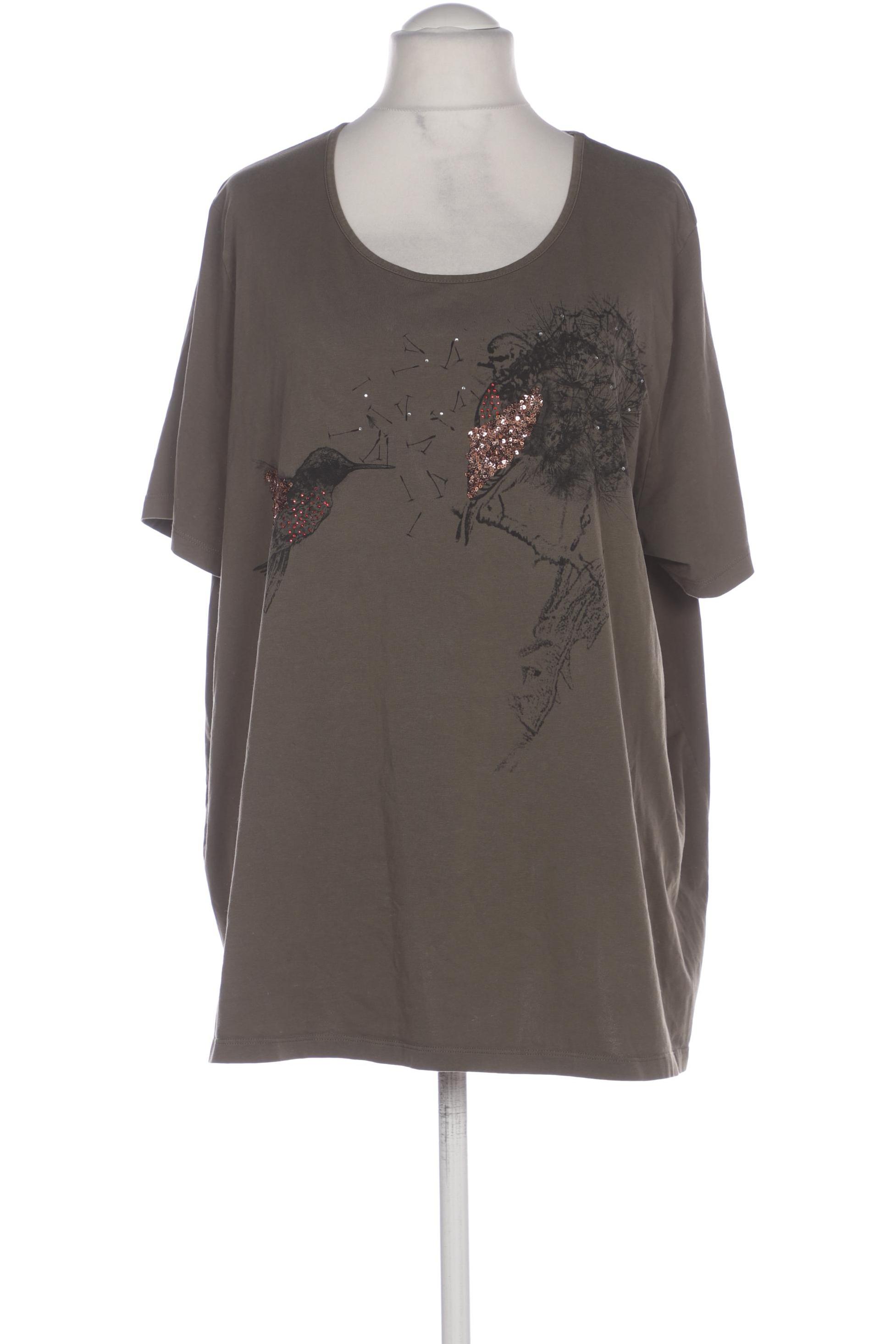 

Ulla Popken Damen T-Shirt, grün, Gr. 54