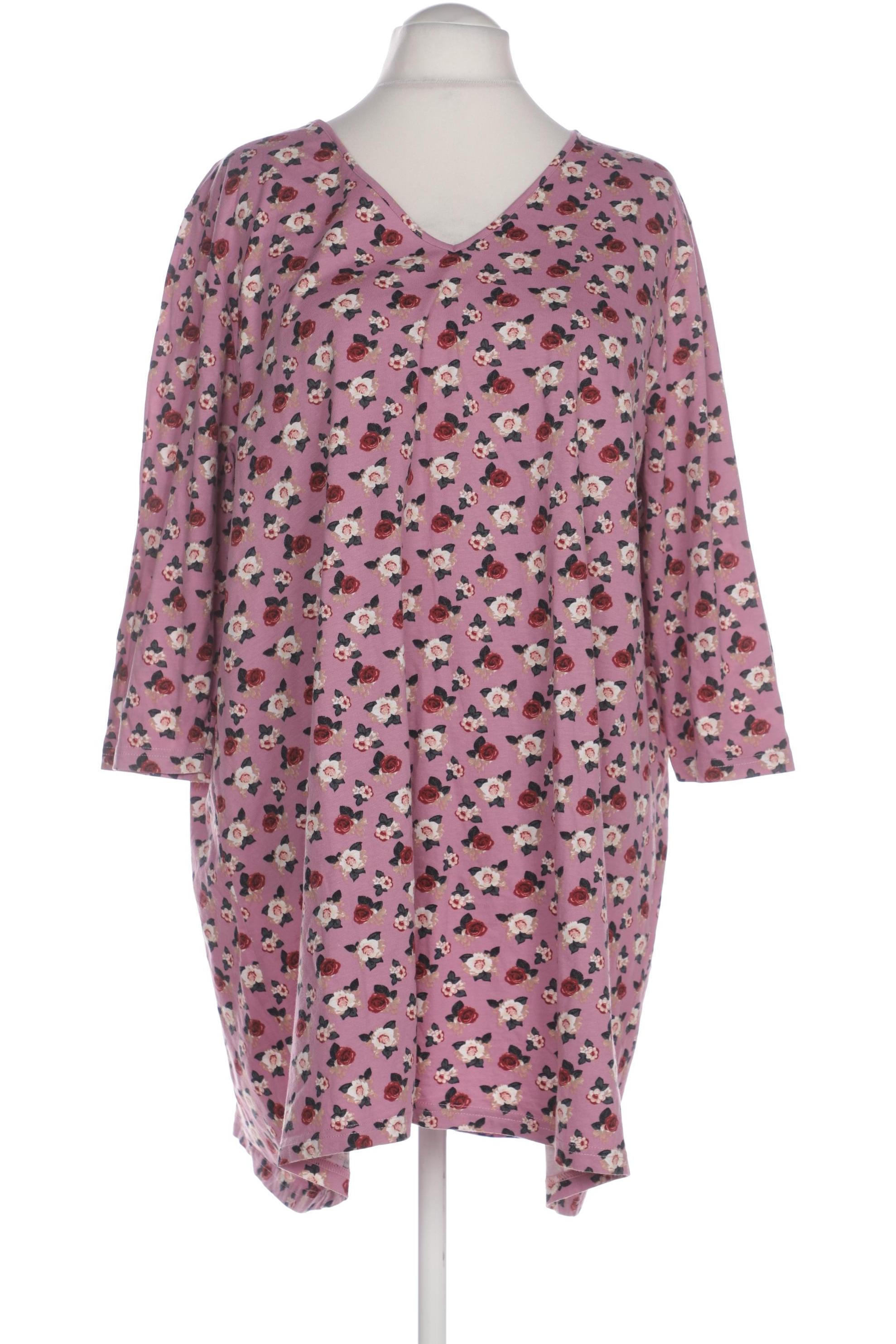 

Ulla Popken Damen Langarmshirt, pink, Gr. 48