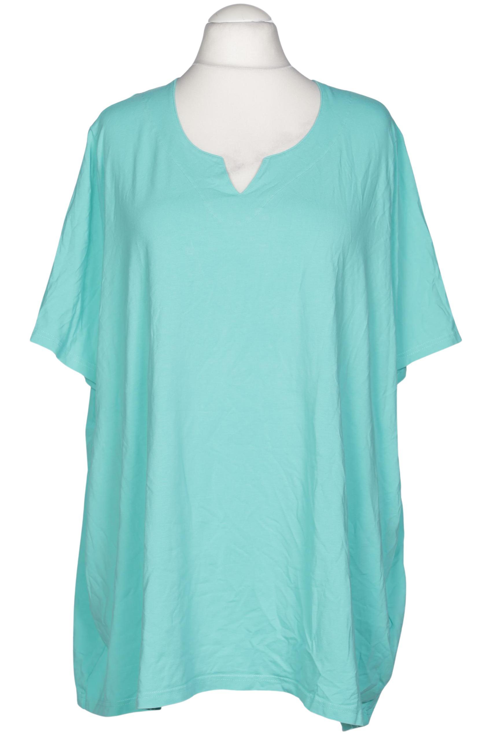 

Ulla Popken Damen T-Shirt, türkis, Gr. 58