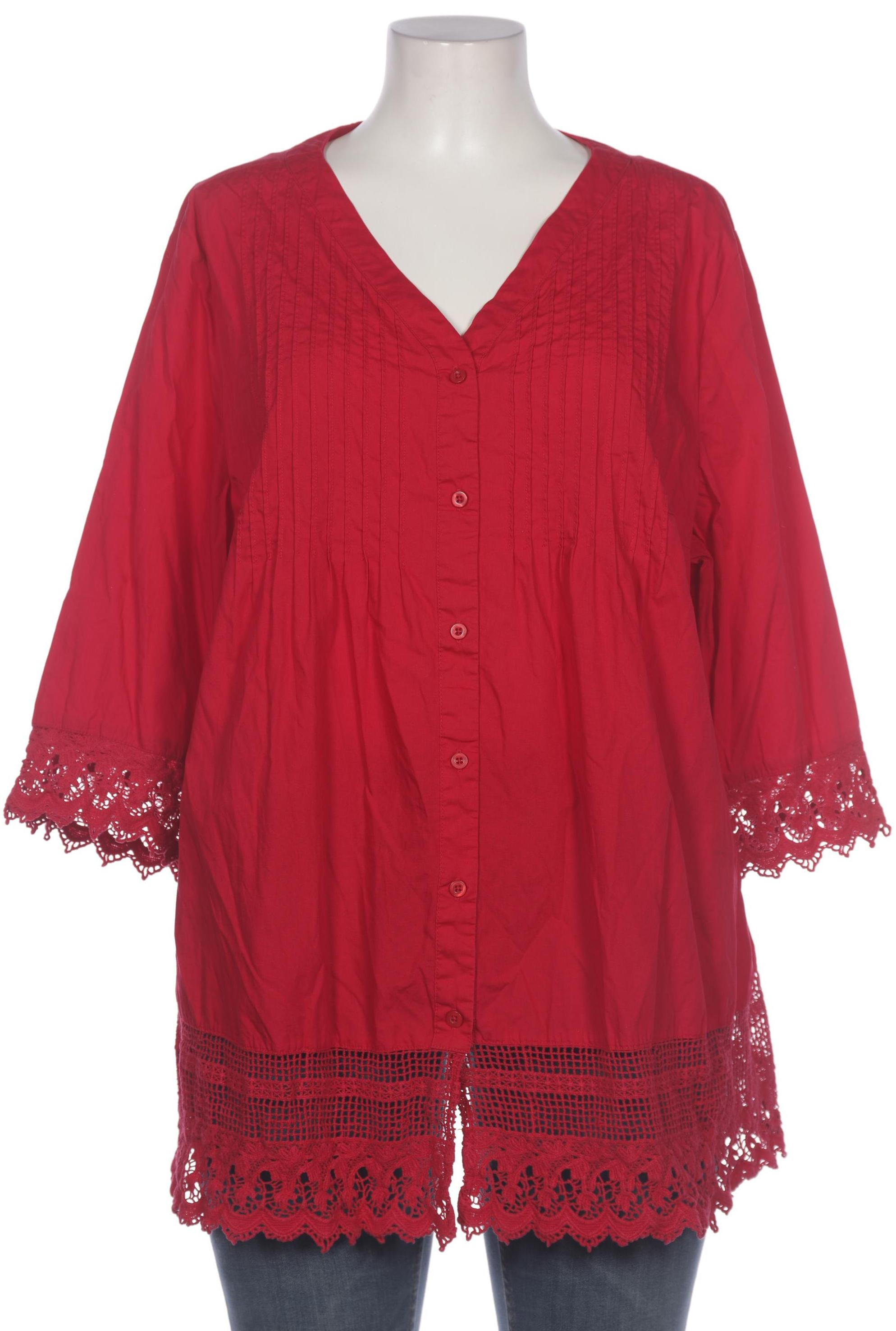 

Ulla Popken Damen Bluse, rot, Gr. 50