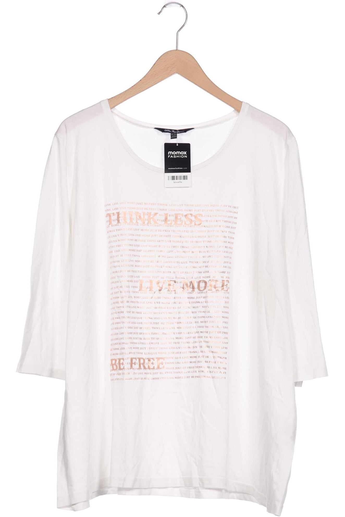 

Ulla Popken Damen Langarmshirt, weiß, Gr. 50