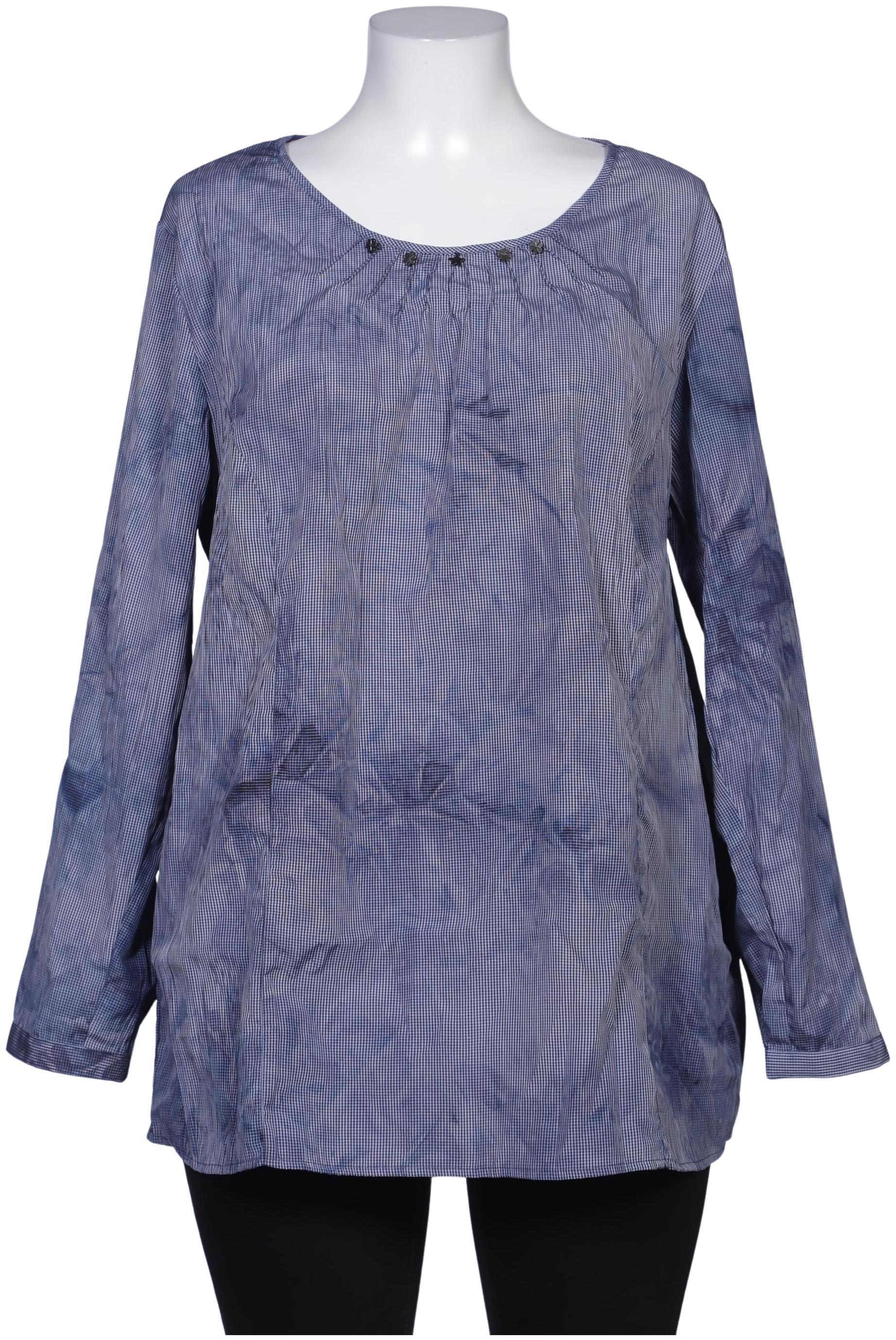

Ulla Popken Damen Bluse, blau, Gr. 46