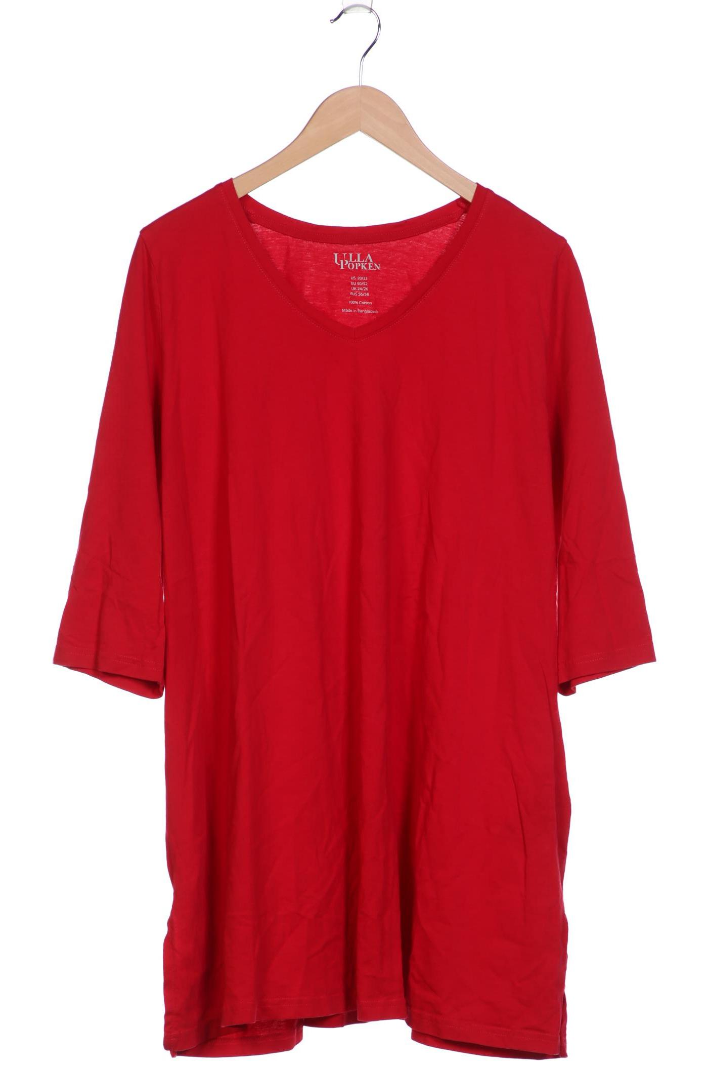 

Ulla Popken Damen Langarmshirt, rot, Gr. 50