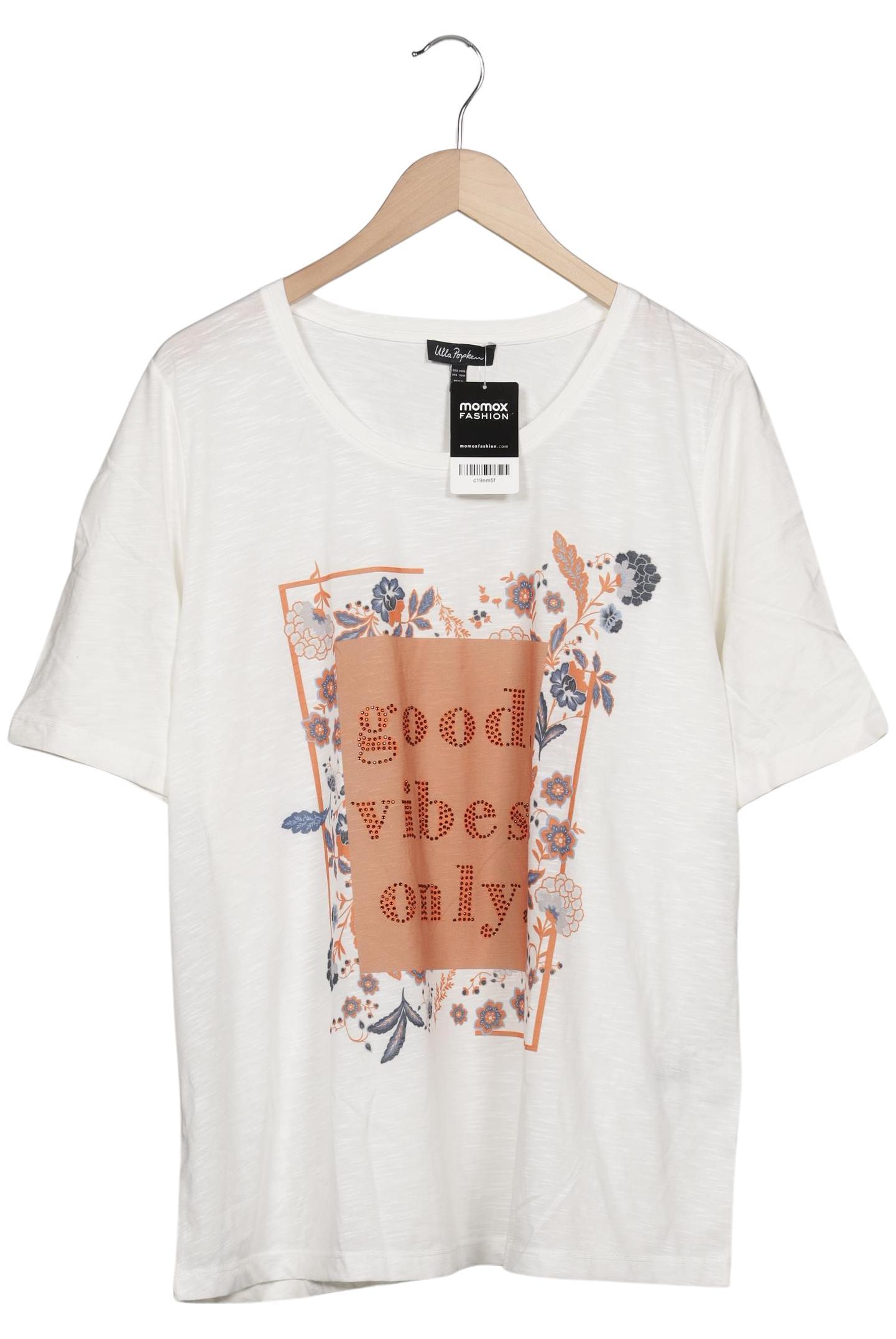 

Ulla Popken Damen T-Shirt, weiß, Gr. 46