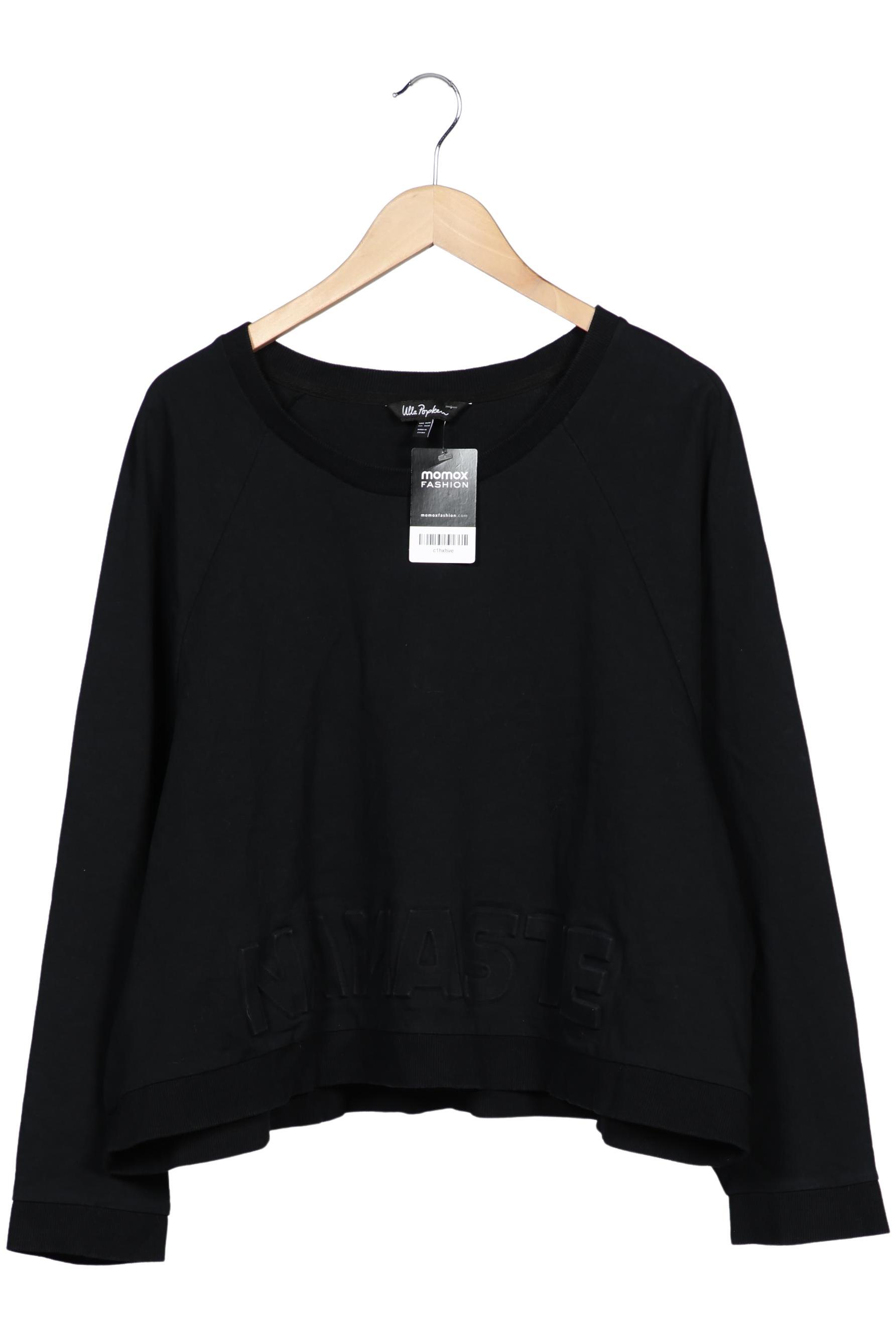 

Ulla Popken Damen Sweatshirt, schwarz, Gr. 54