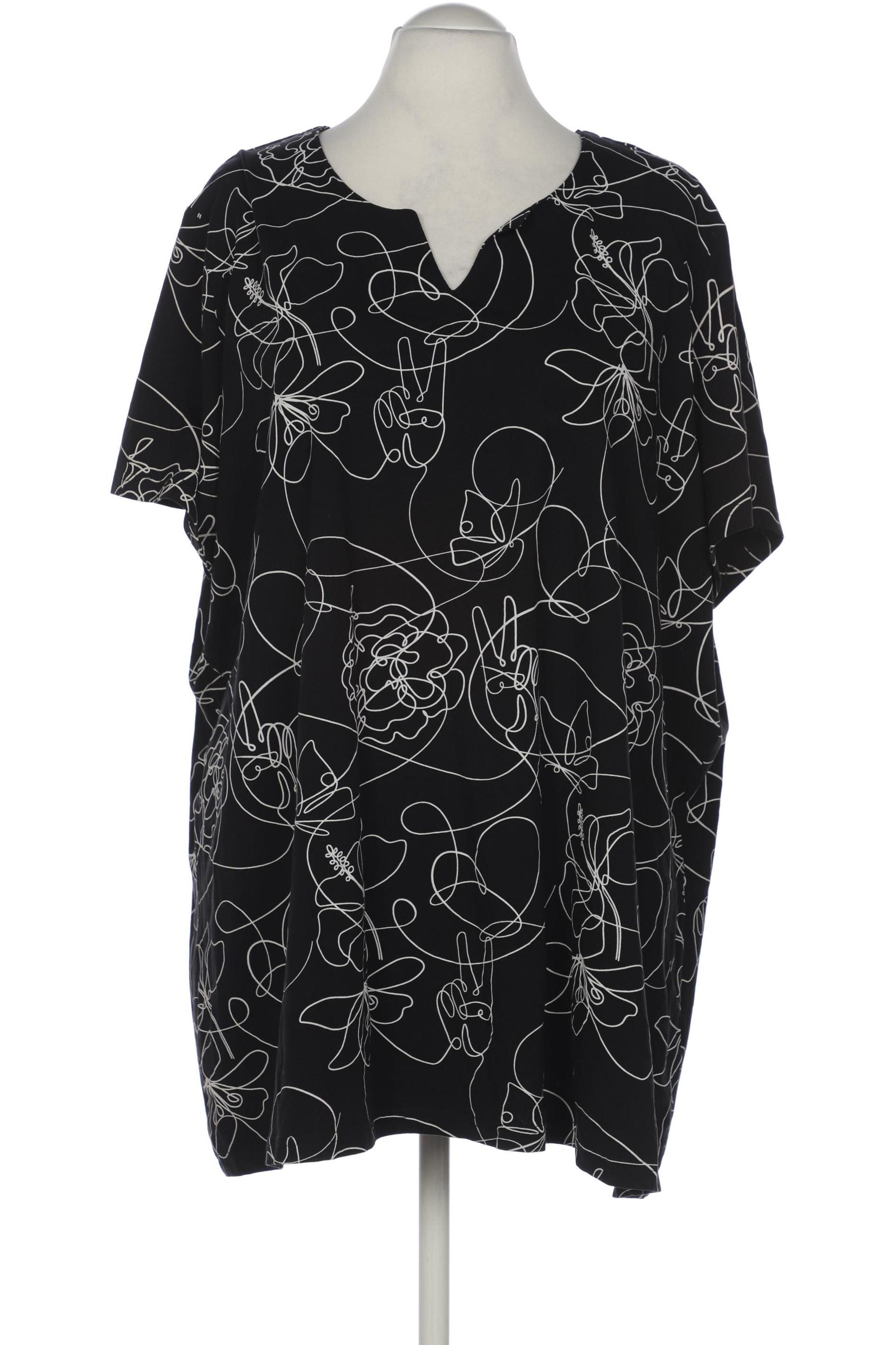 

Ulla Popken Damen T-Shirt, schwarz, Gr. 54