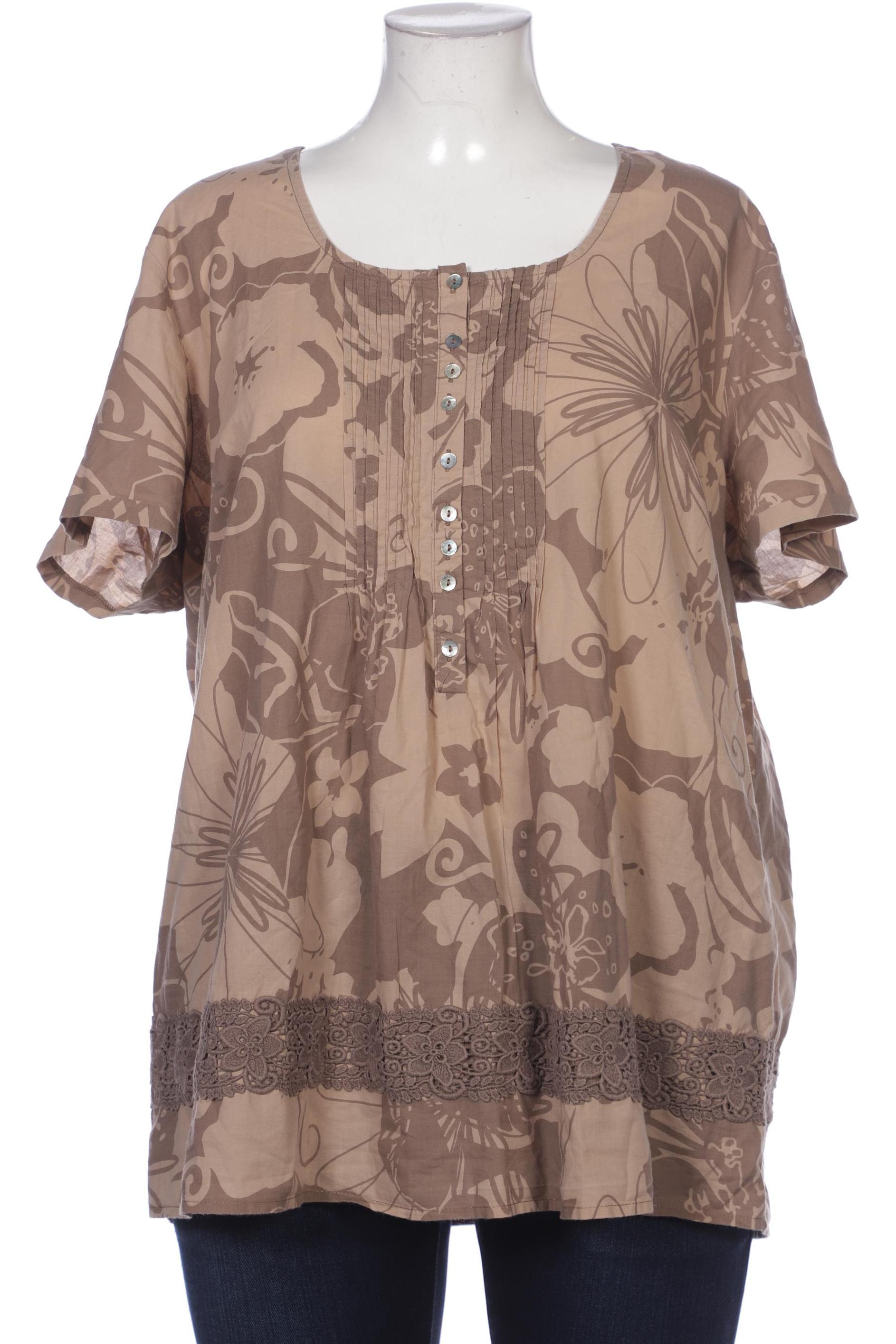 

Ulla Popken Damen Bluse, braun, Gr. 46