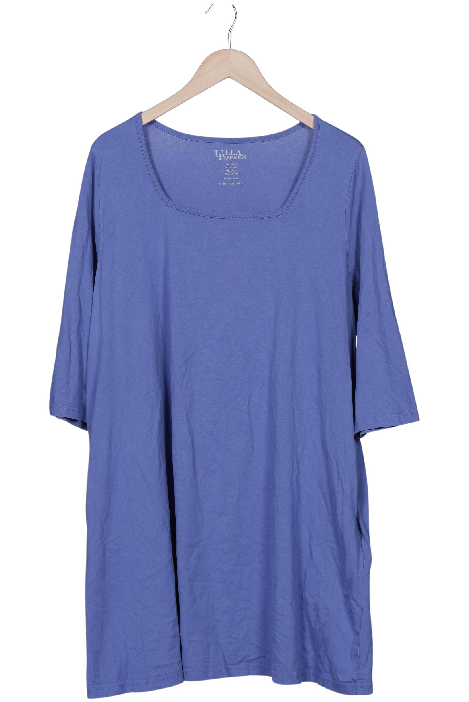 

Ulla Popken Damen Langarmshirt, blau, Gr. 50