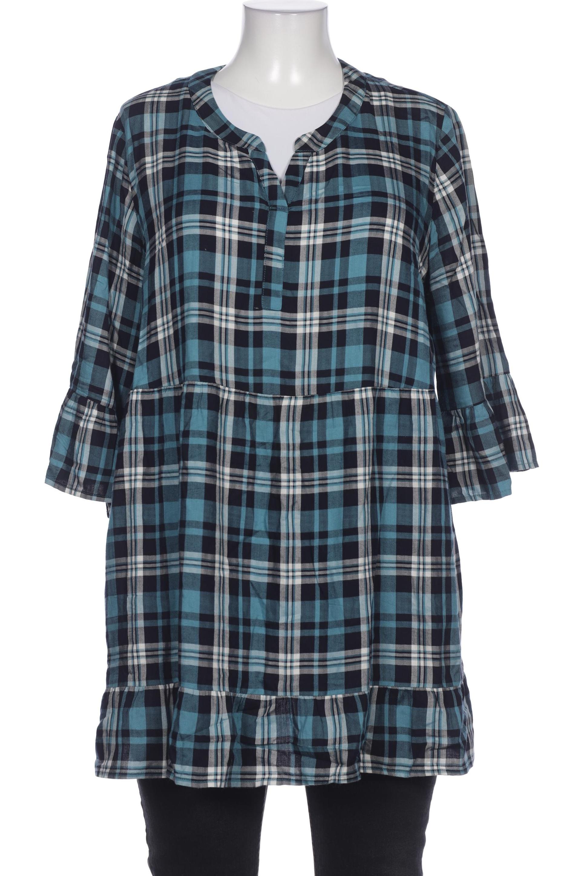 

Ulla Popken Damen Bluse, blau, Gr. 46