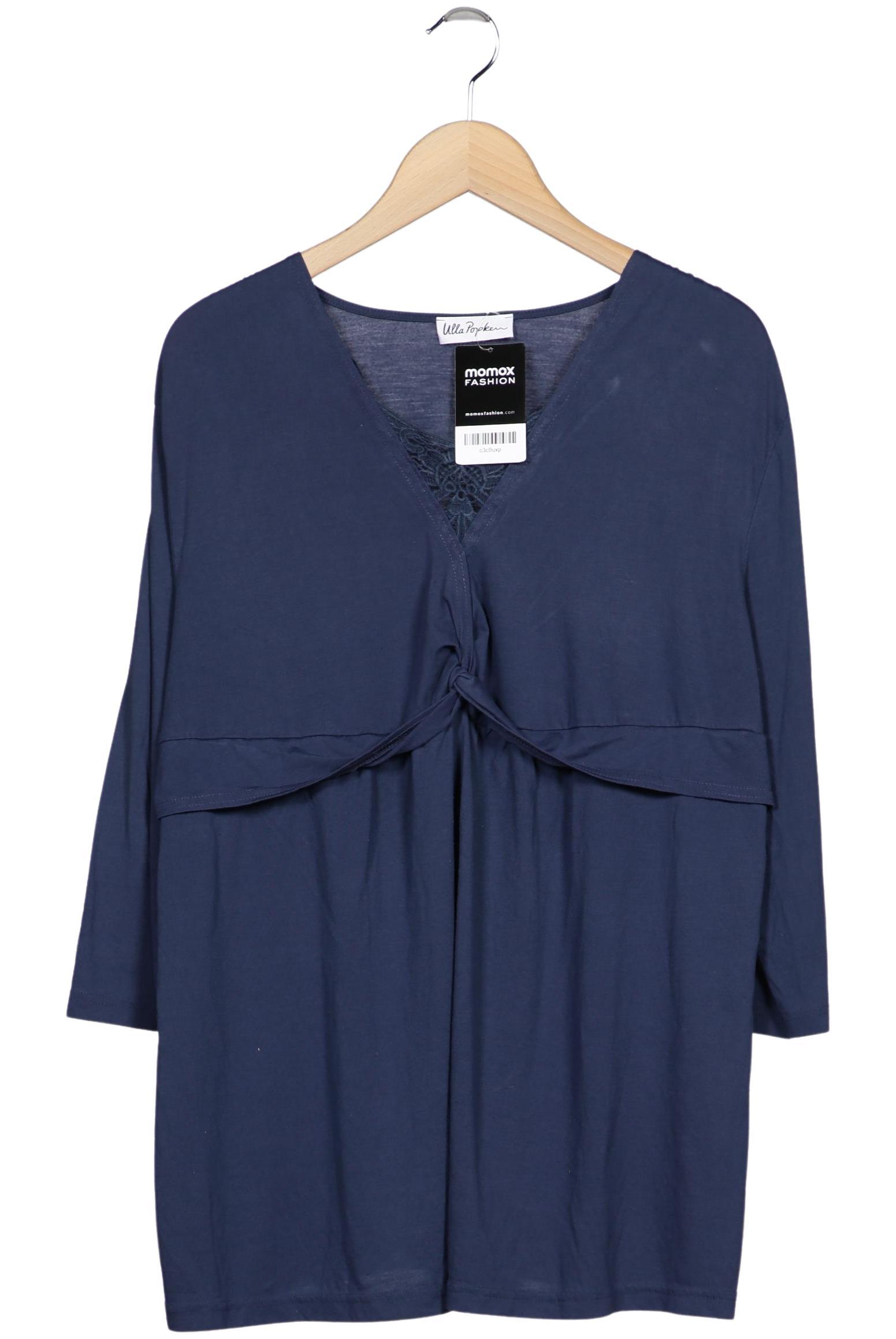 

Ulla Popken Damen Langarmshirt, marineblau, Gr. 46