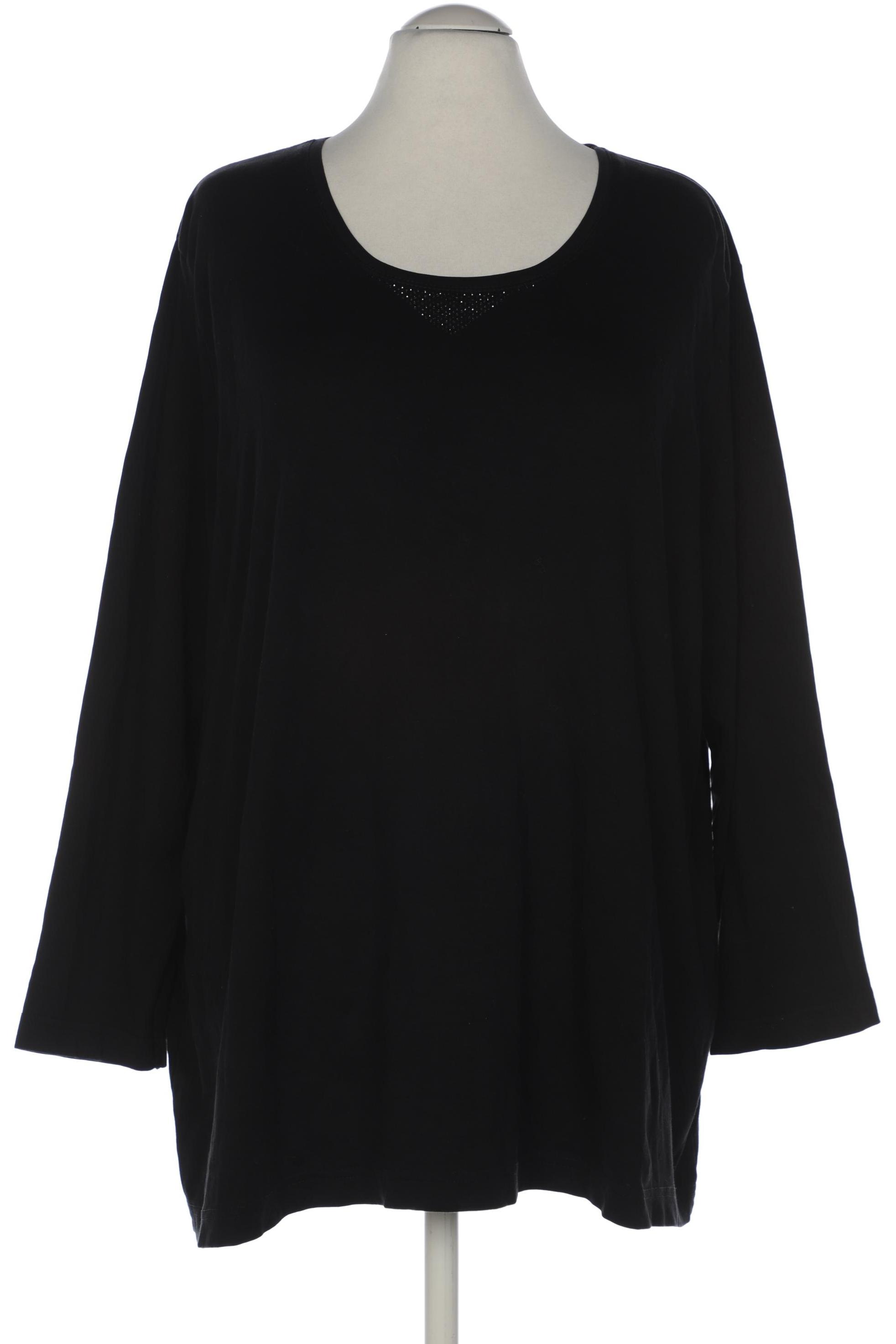 

Ulla Popken Damen Langarmshirt, schwarz, Gr. 54
