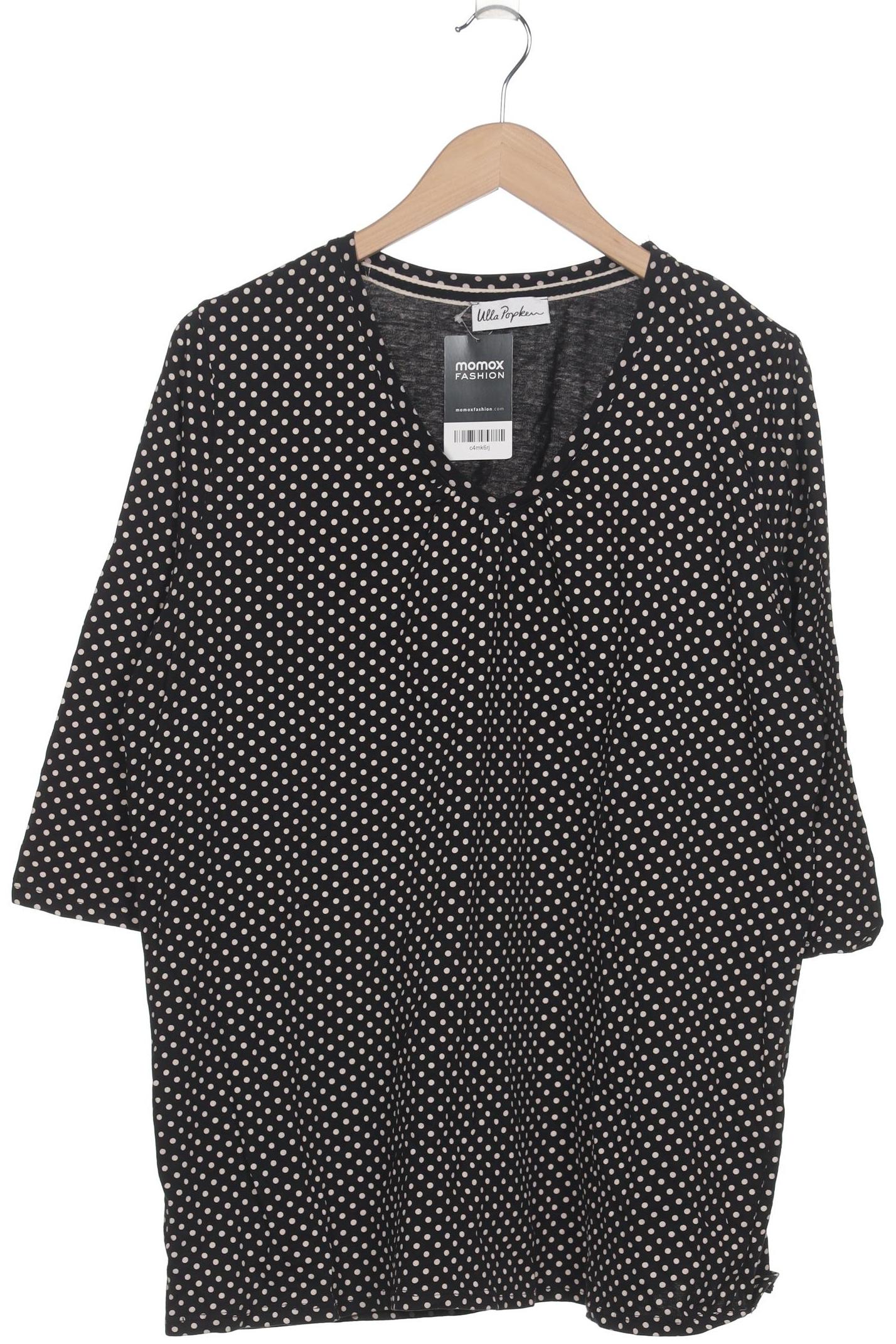 

Ulla Popken Damen Langarmshirt, schwarz, Gr. 46