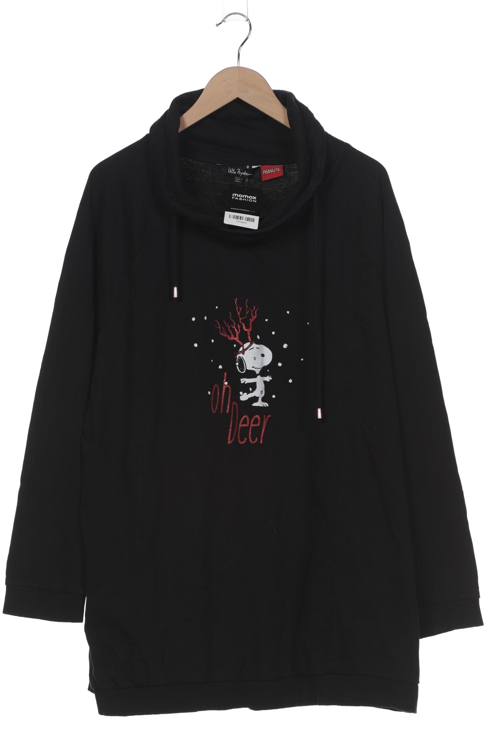 

Ulla Popken Damen Sweatshirt, schwarz, Gr. 58
