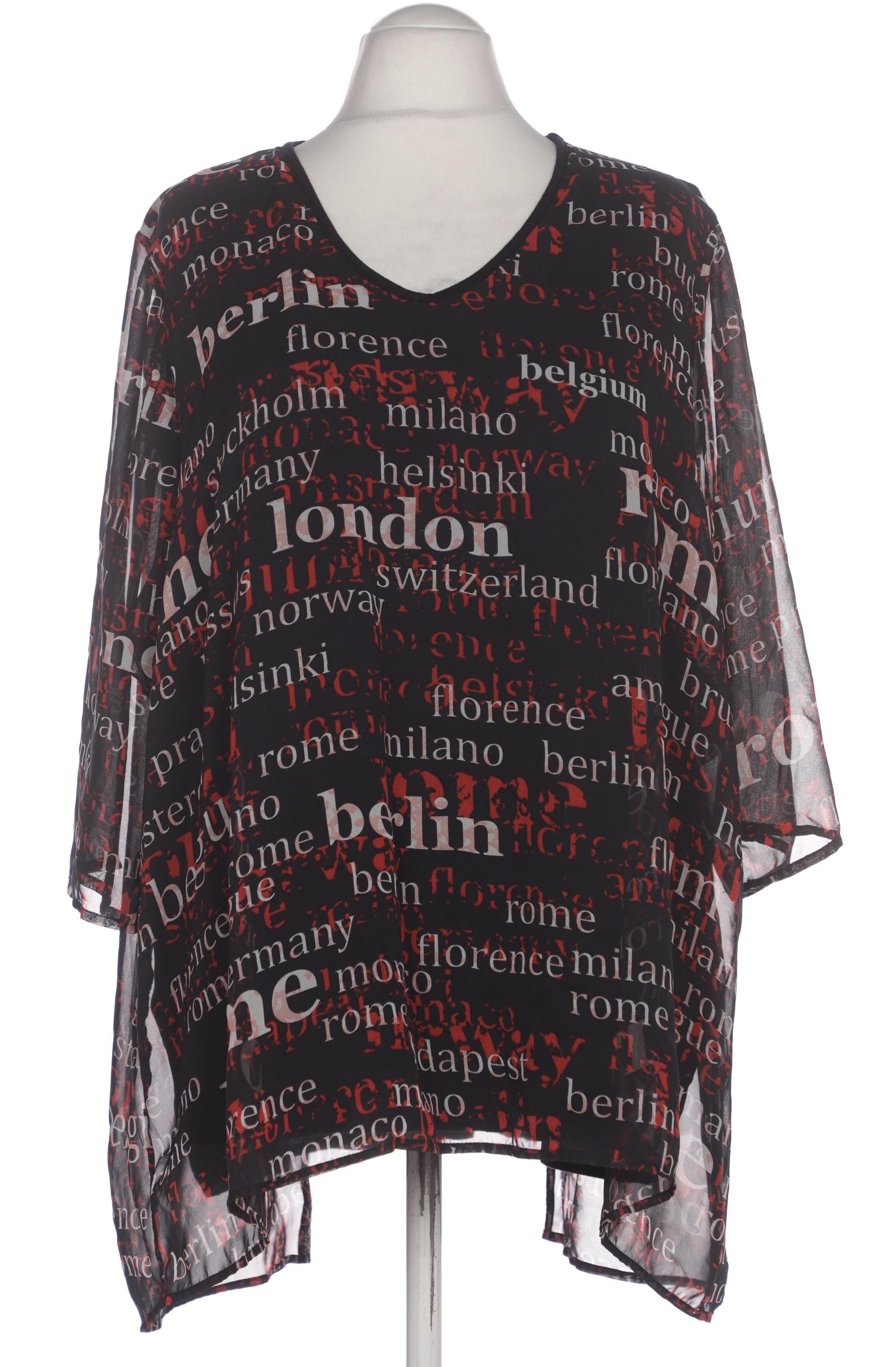 

Ulla Popken Damen Bluse, schwarz, Gr. 54