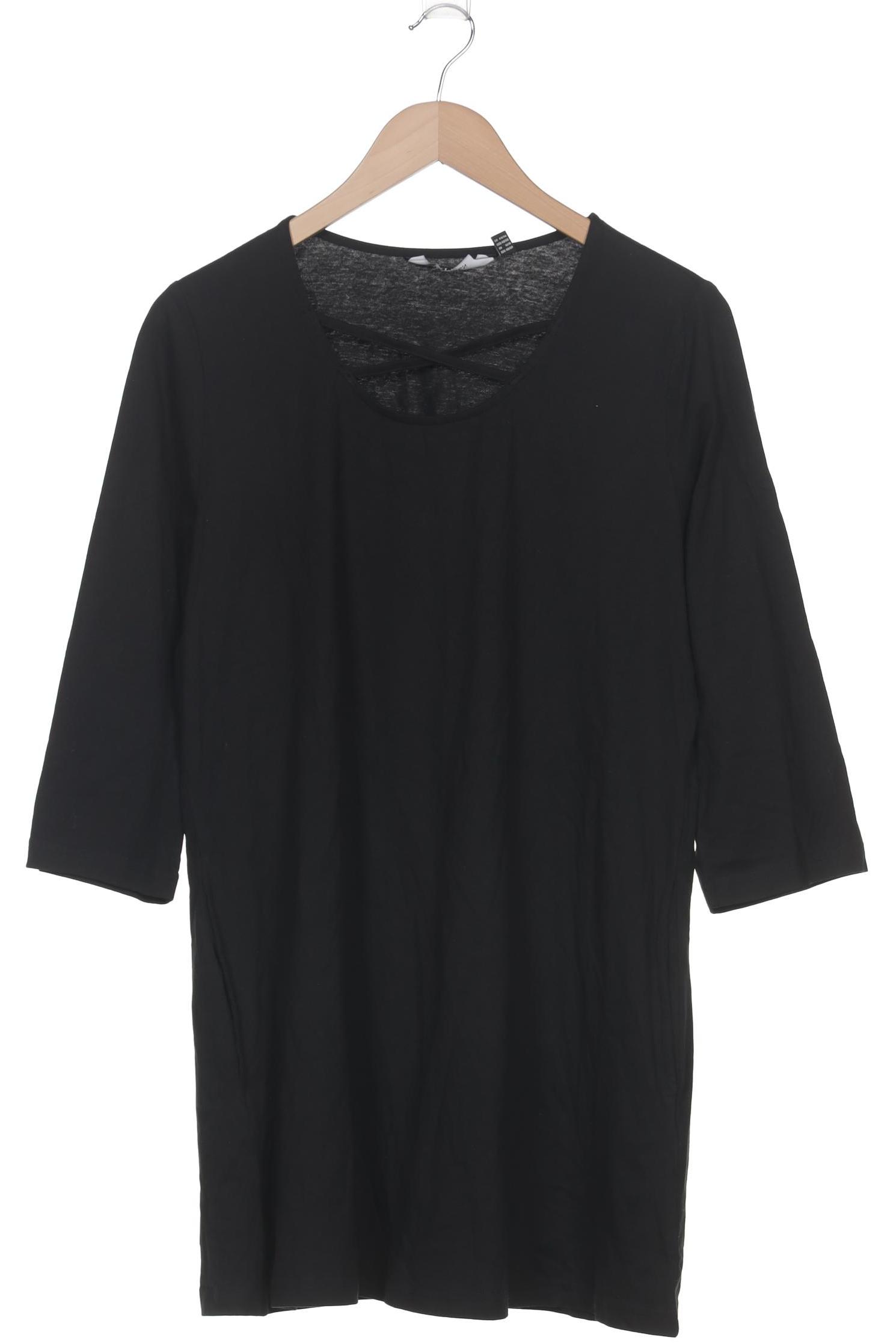 

Ulla Popken Damen Langarmshirt, schwarz, Gr. 42