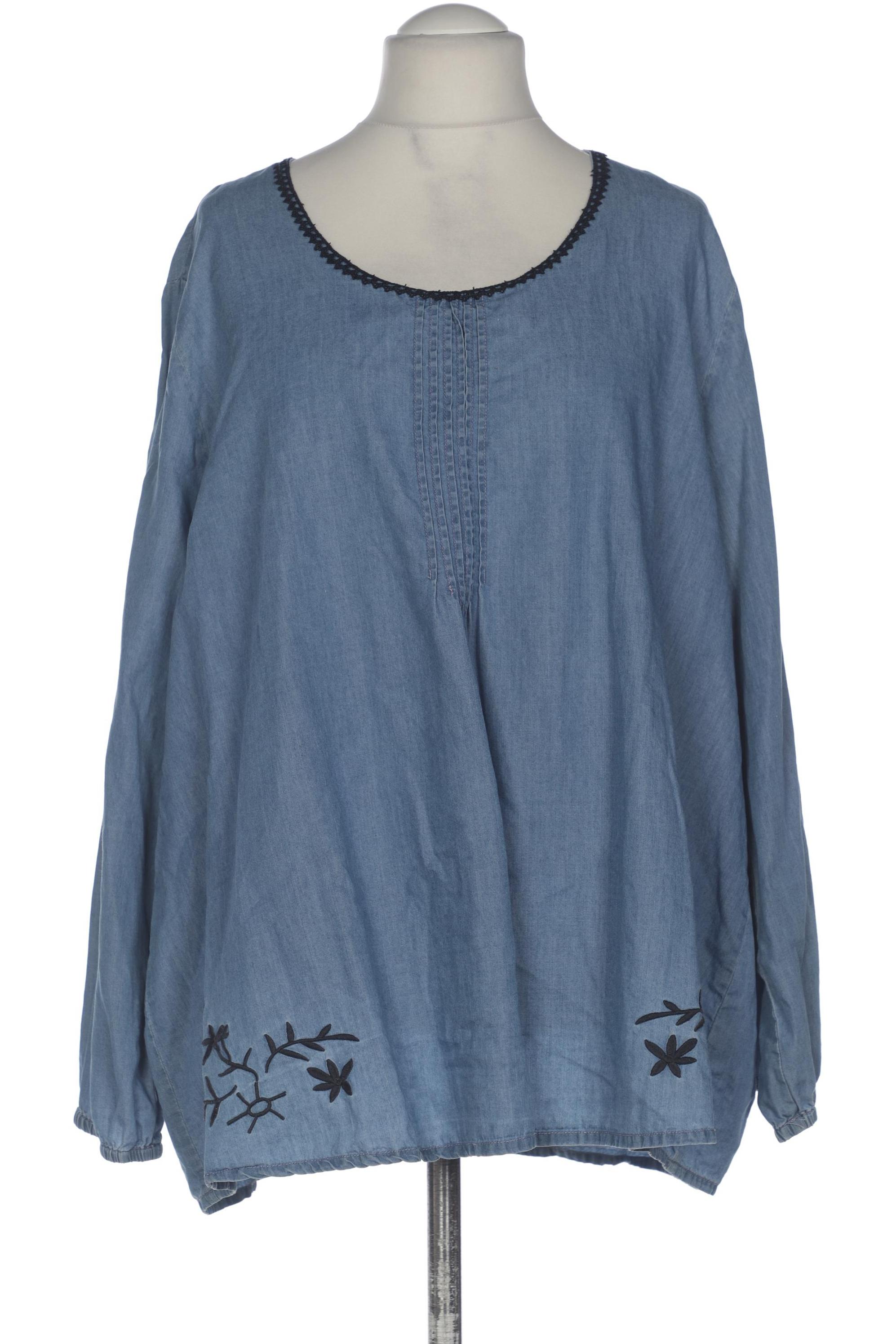 

Ulla Popken Damen Bluse, blau, Gr. 54