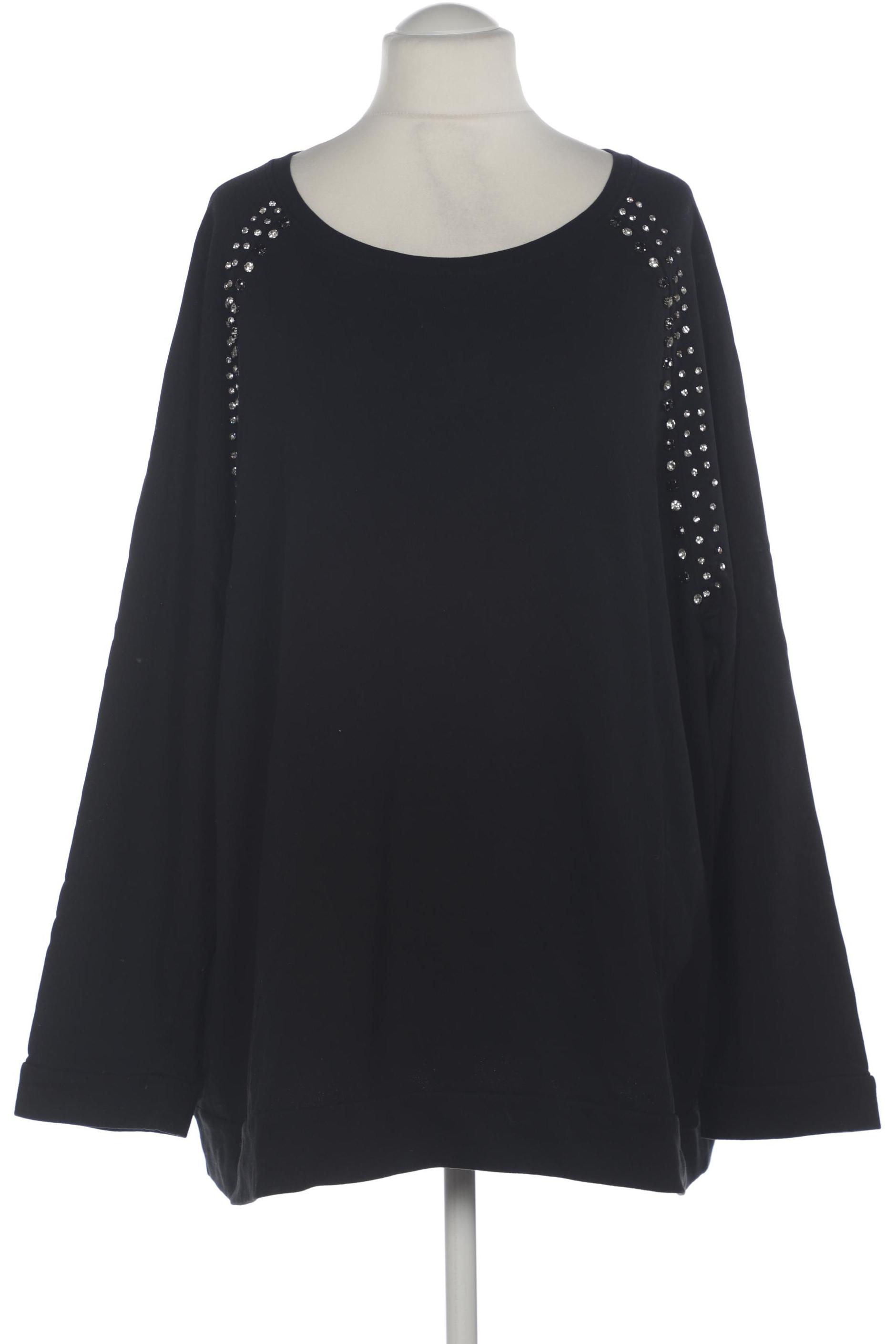 

Ulla Popken Damen Sweatshirt, schwarz, Gr. 54