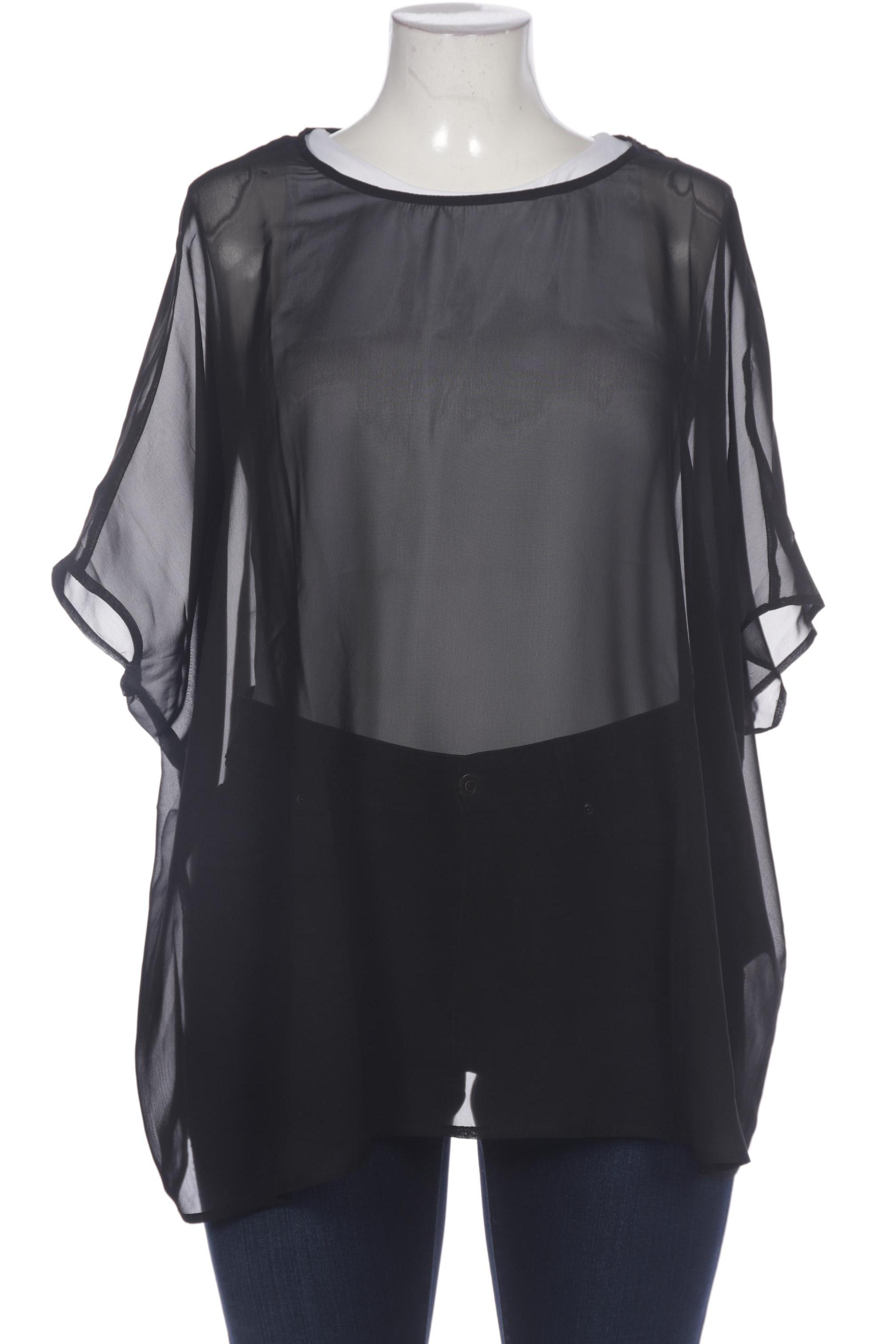 

Ulla Popken Damen Bluse, schwarz, Gr. 48