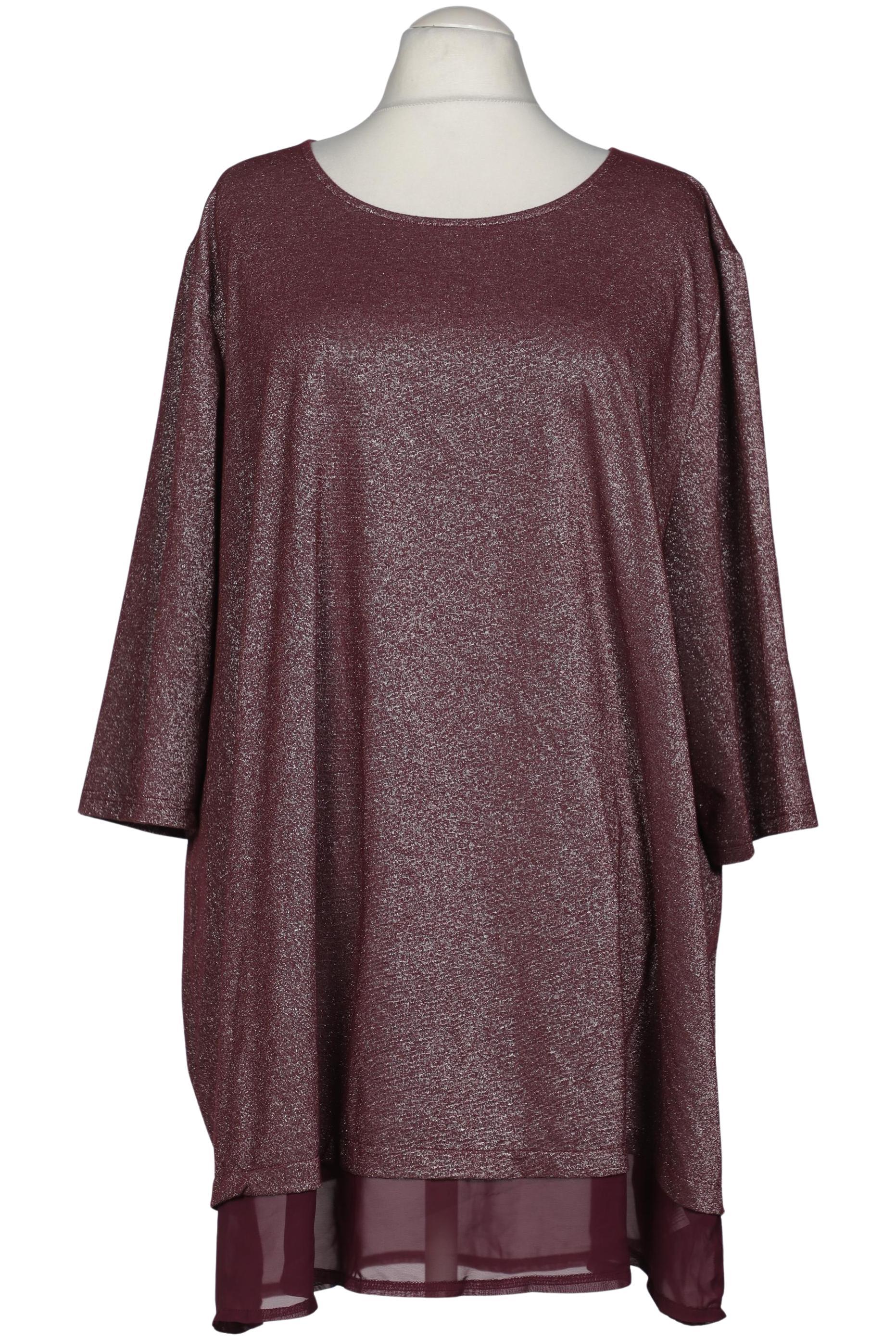 

Ulla Popken Damen Bluse, bordeaux, Gr. 58