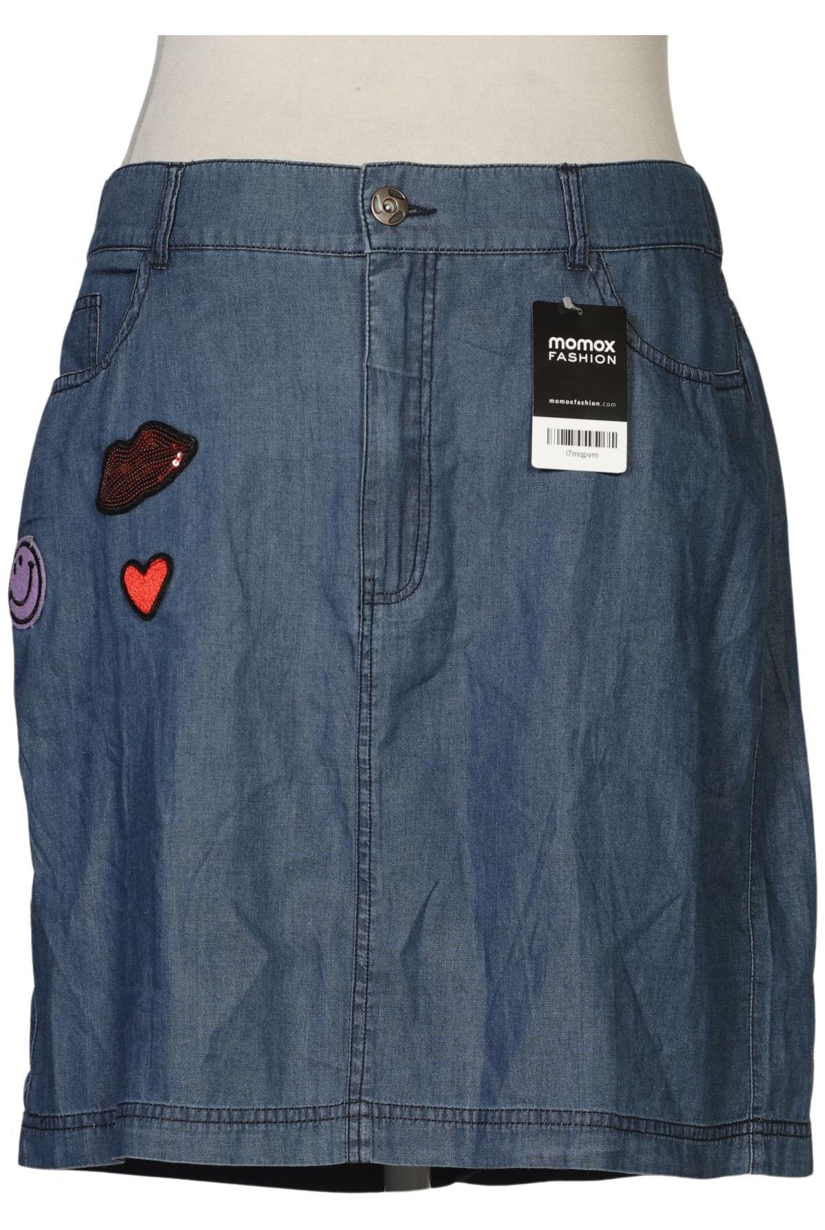 

Ulla Popken Damen Rock, blau, Gr. 46