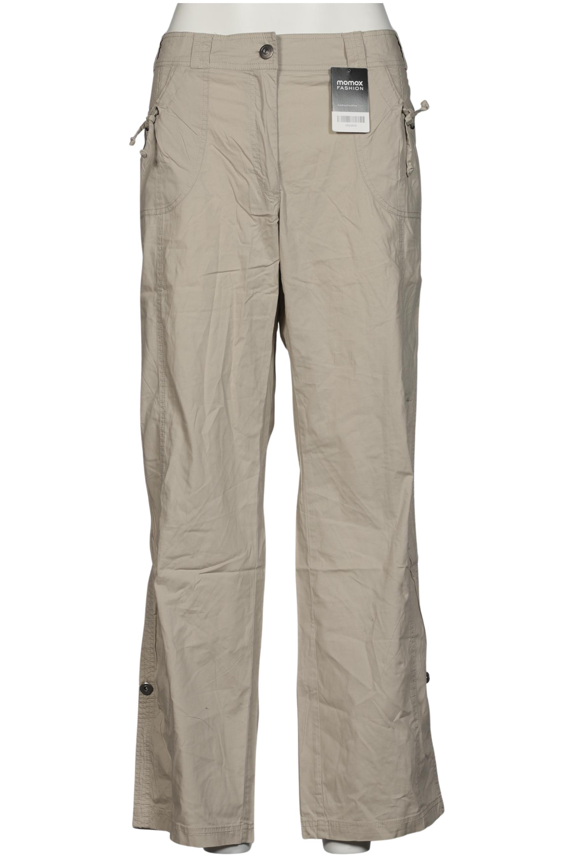 

Ulla Popken Damen Stoffhose, beige, Gr. 48