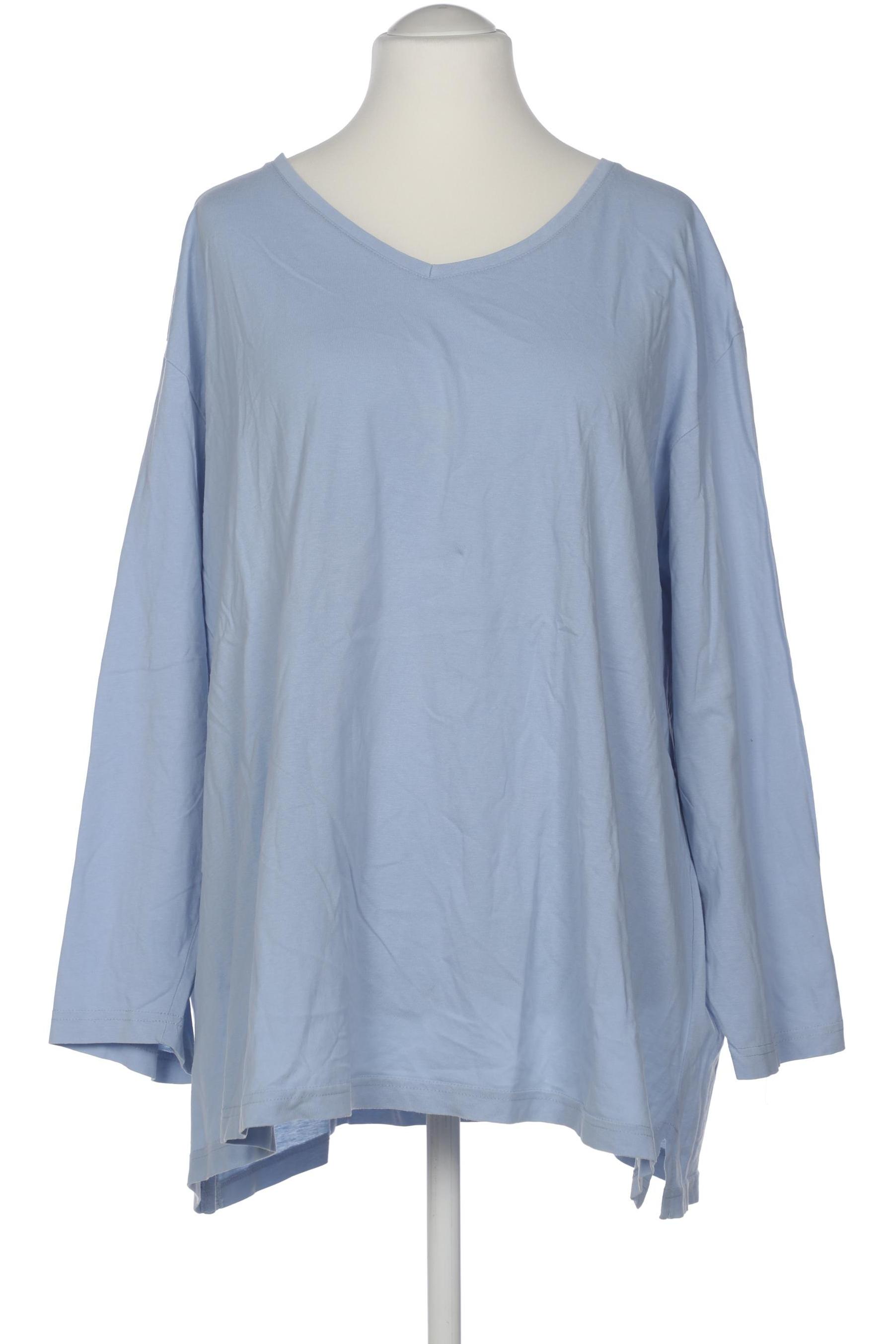 

Ulla Popken Damen Langarmshirt, hellblau, Gr. 58