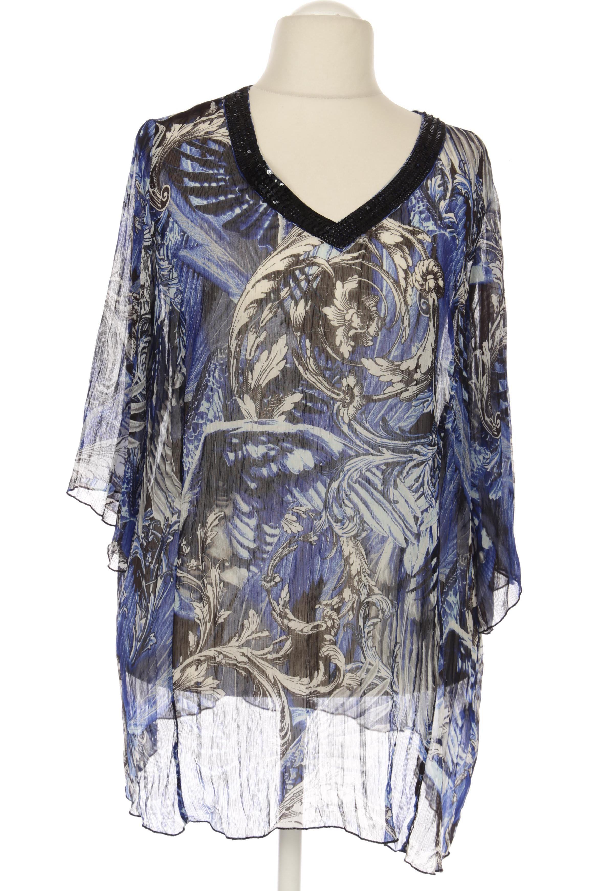 

Ulla Popken Damen Bluse, blau, Gr. 46