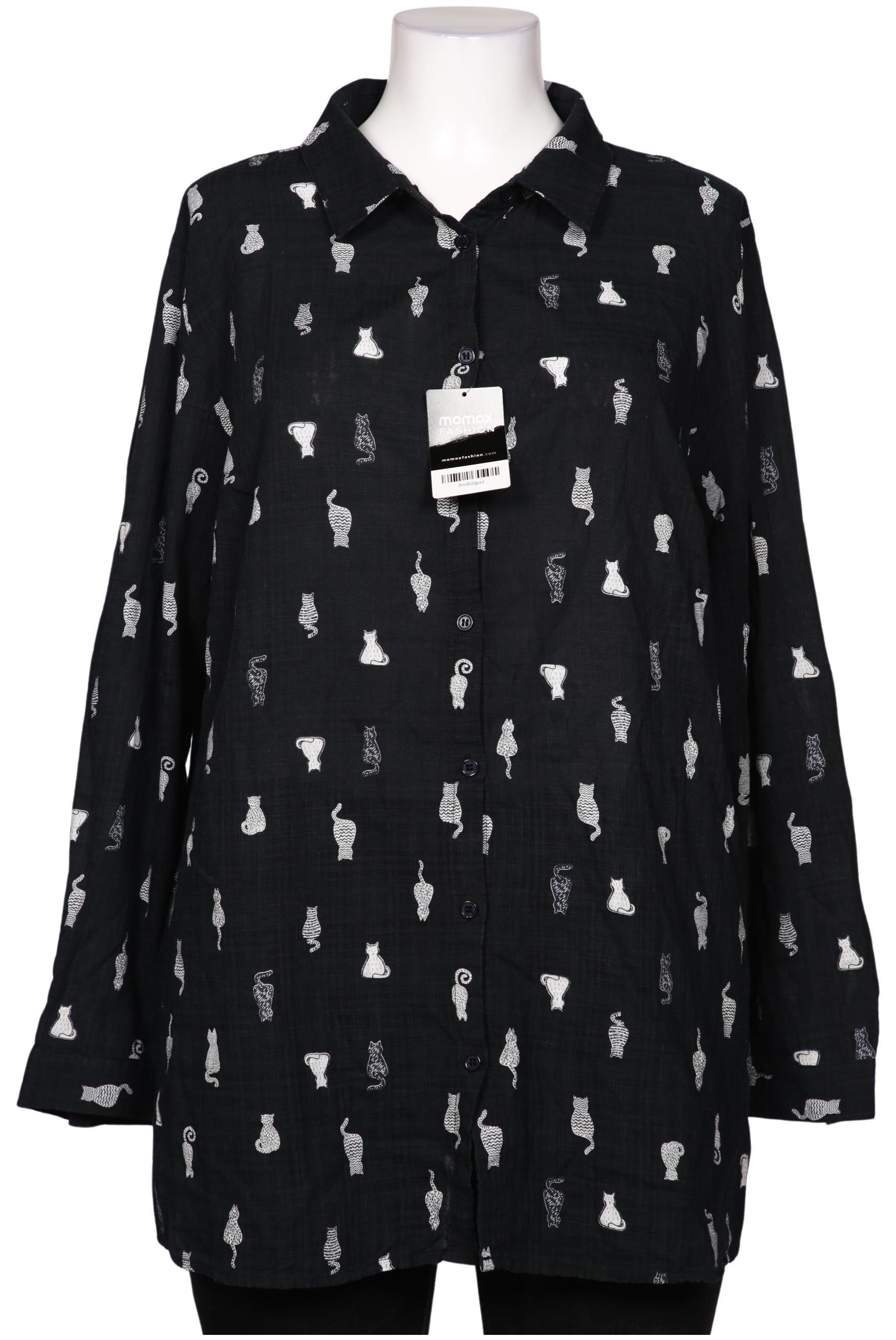 

Ulla Popken Damen Bluse, marineblau, Gr. 46