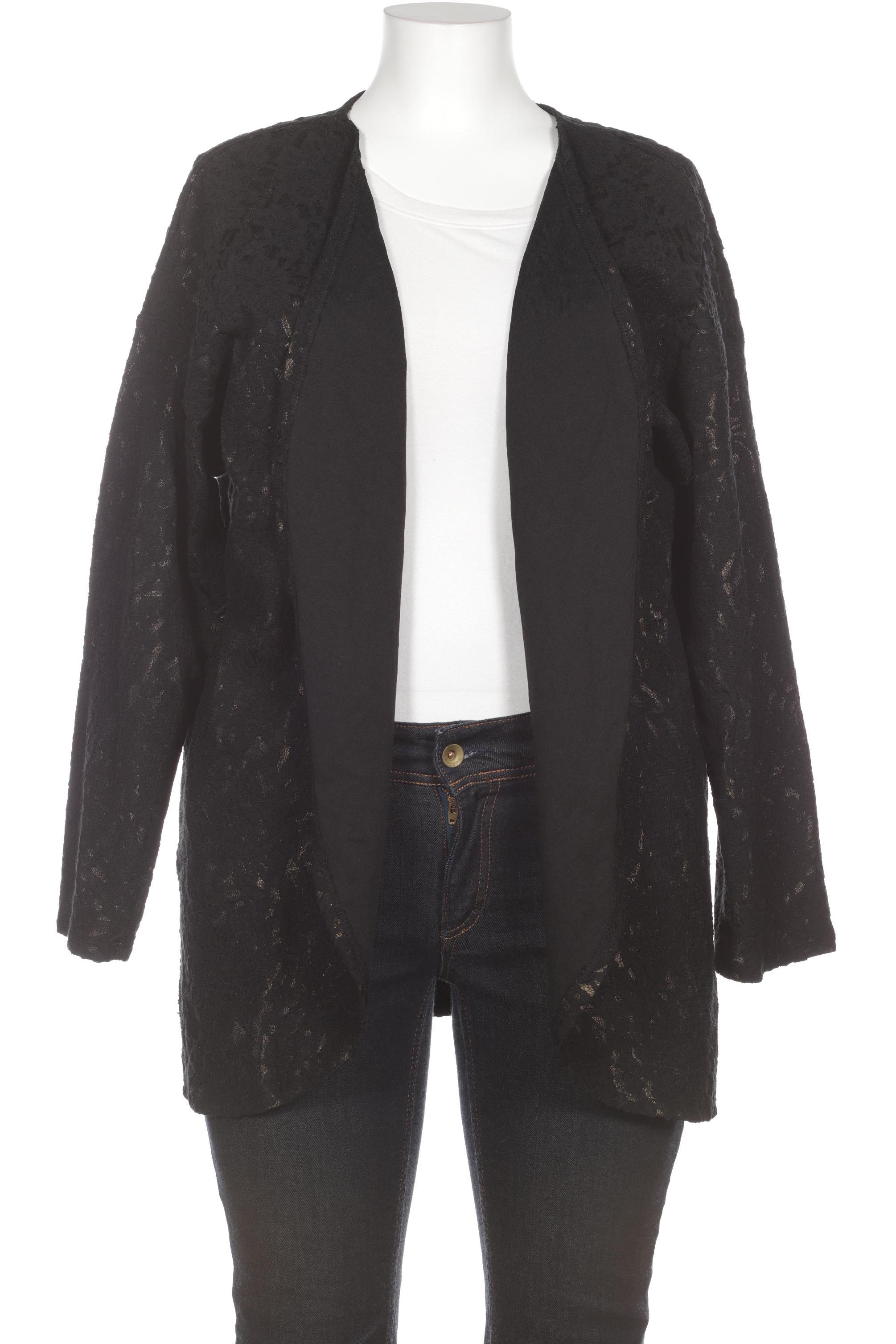 

Ulla Popken Damen Strickjacke, schwarz, Gr. 50