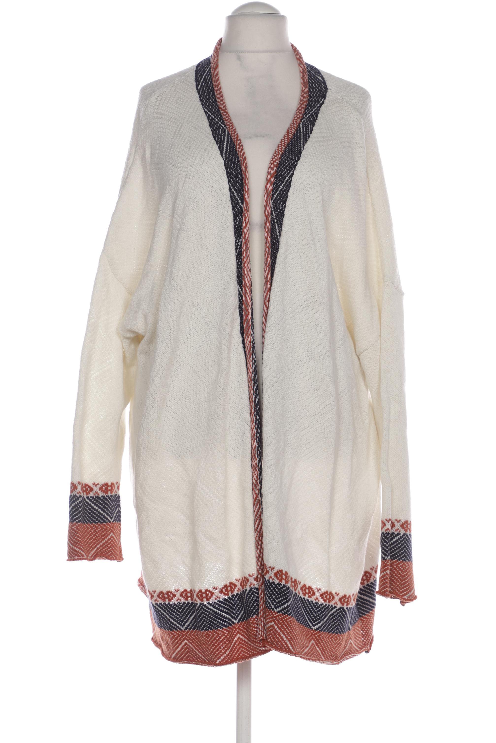 

Ulla Popken Damen Strickjacke, weiß, Gr. 54