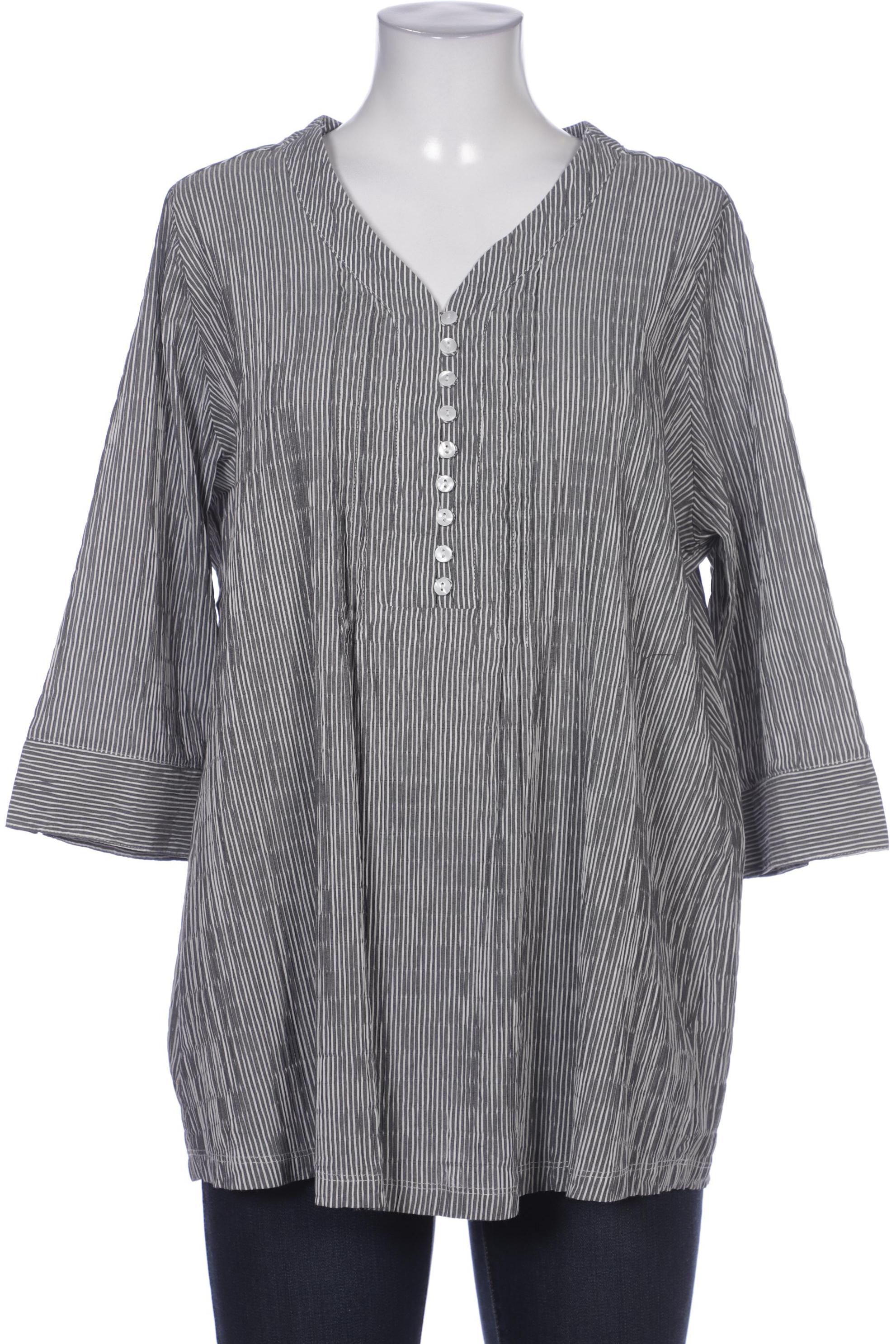 

Ulla Popken Damen Bluse, grau, Gr. 46
