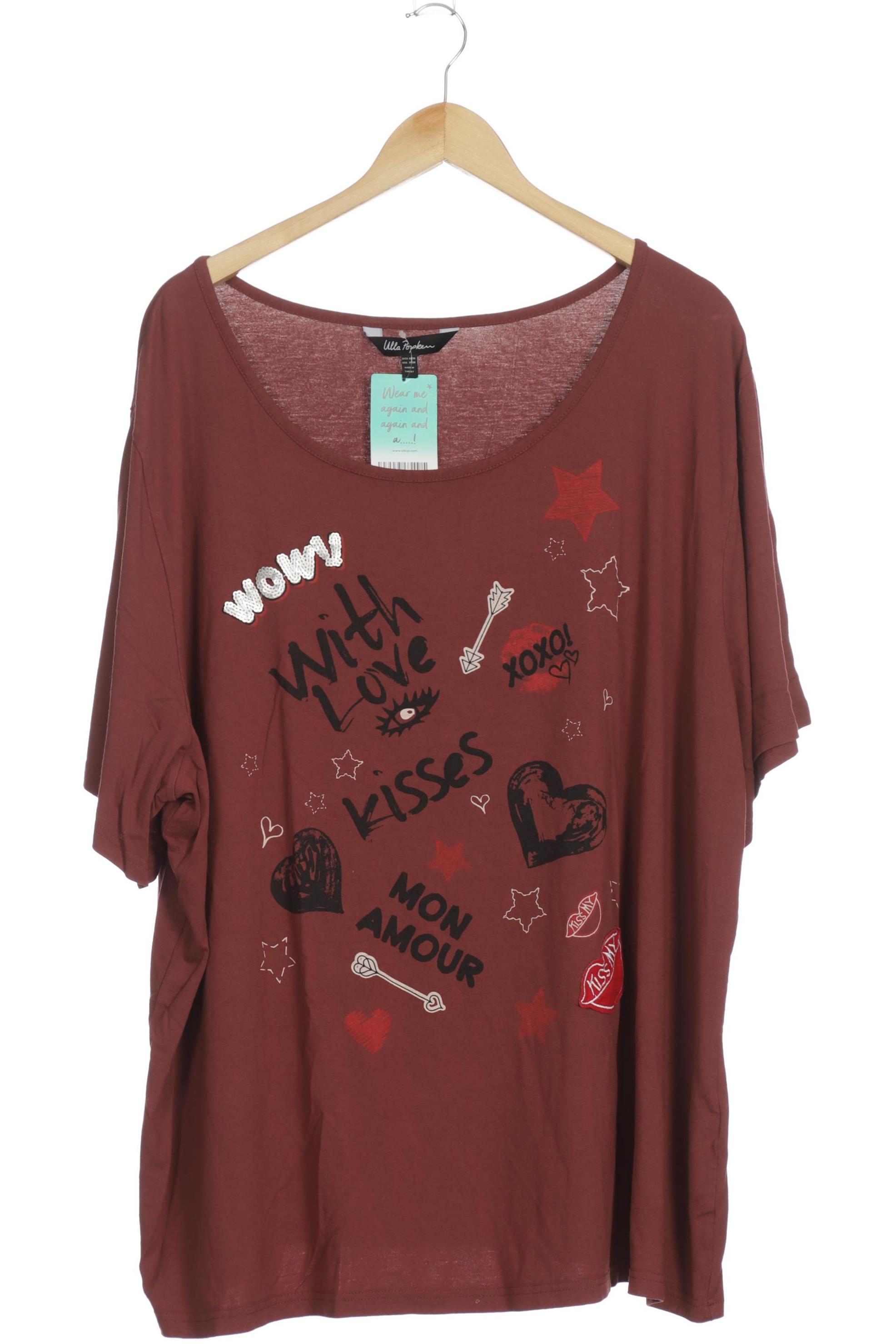 

Ulla Popken Damen T-Shirt, bordeaux, Gr. 54