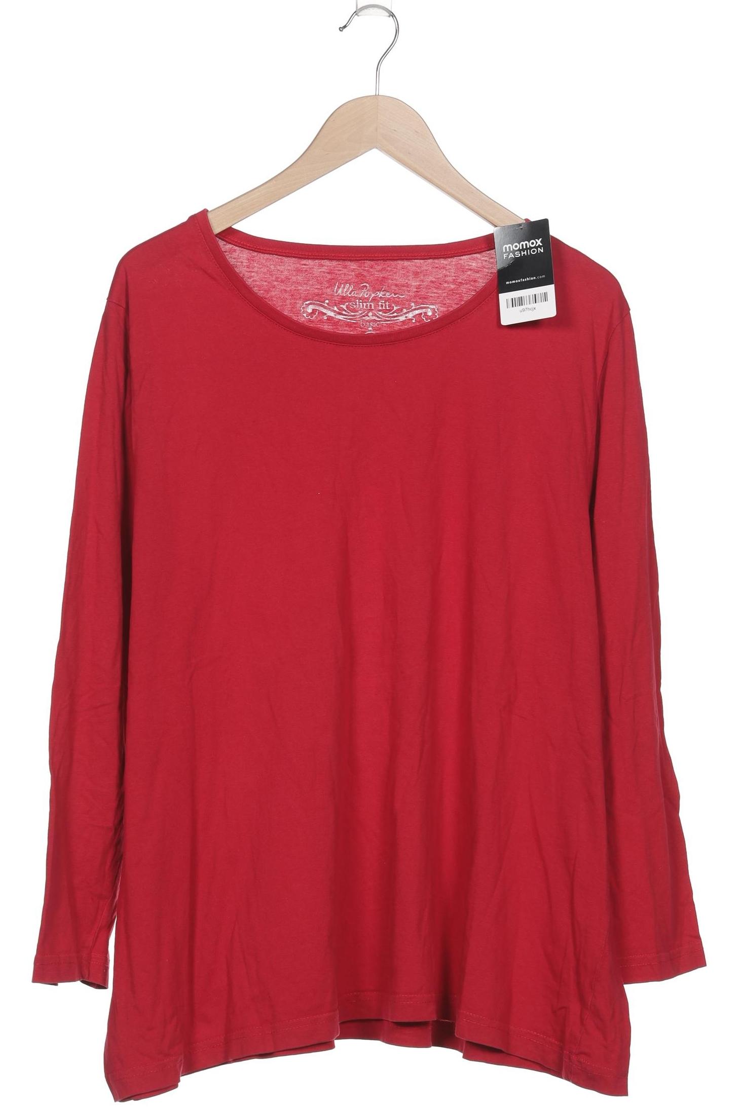 

Ulla Popken Damen Langarmshirt, rot, Gr. 50