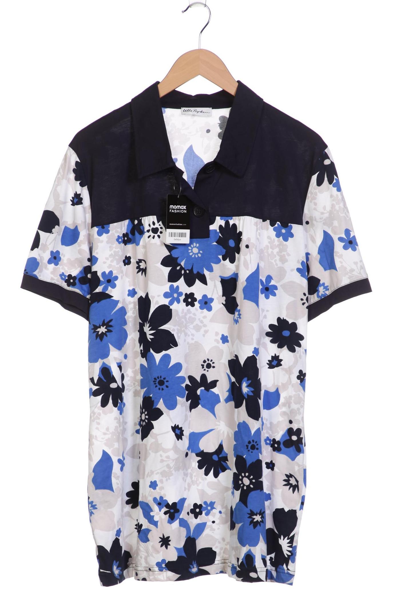 

Ulla Popken Damen Poloshirt, blau, Gr. 46