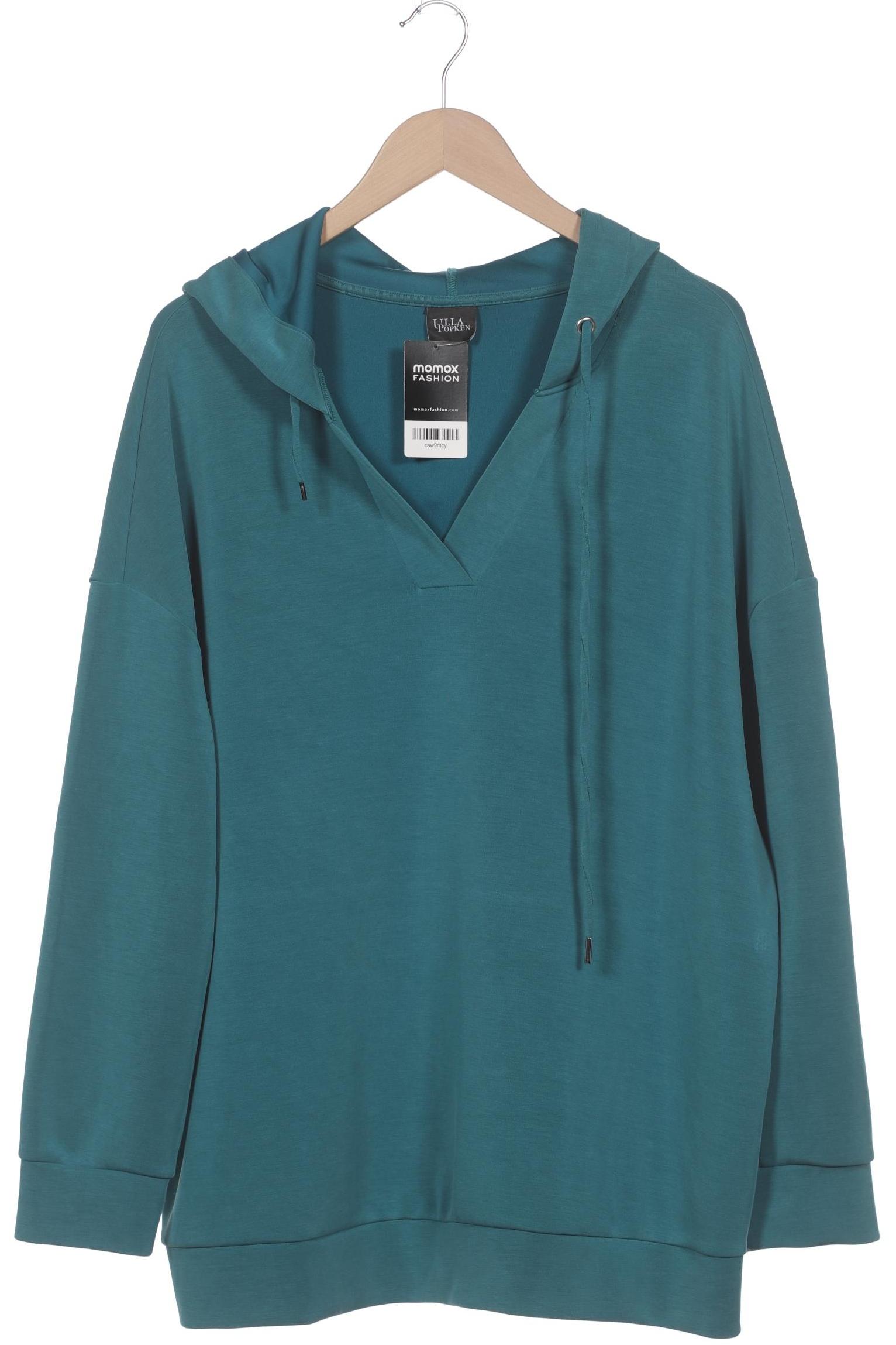 

Ulla Popken Damen Kapuzenpullover, türkis, Gr. 52