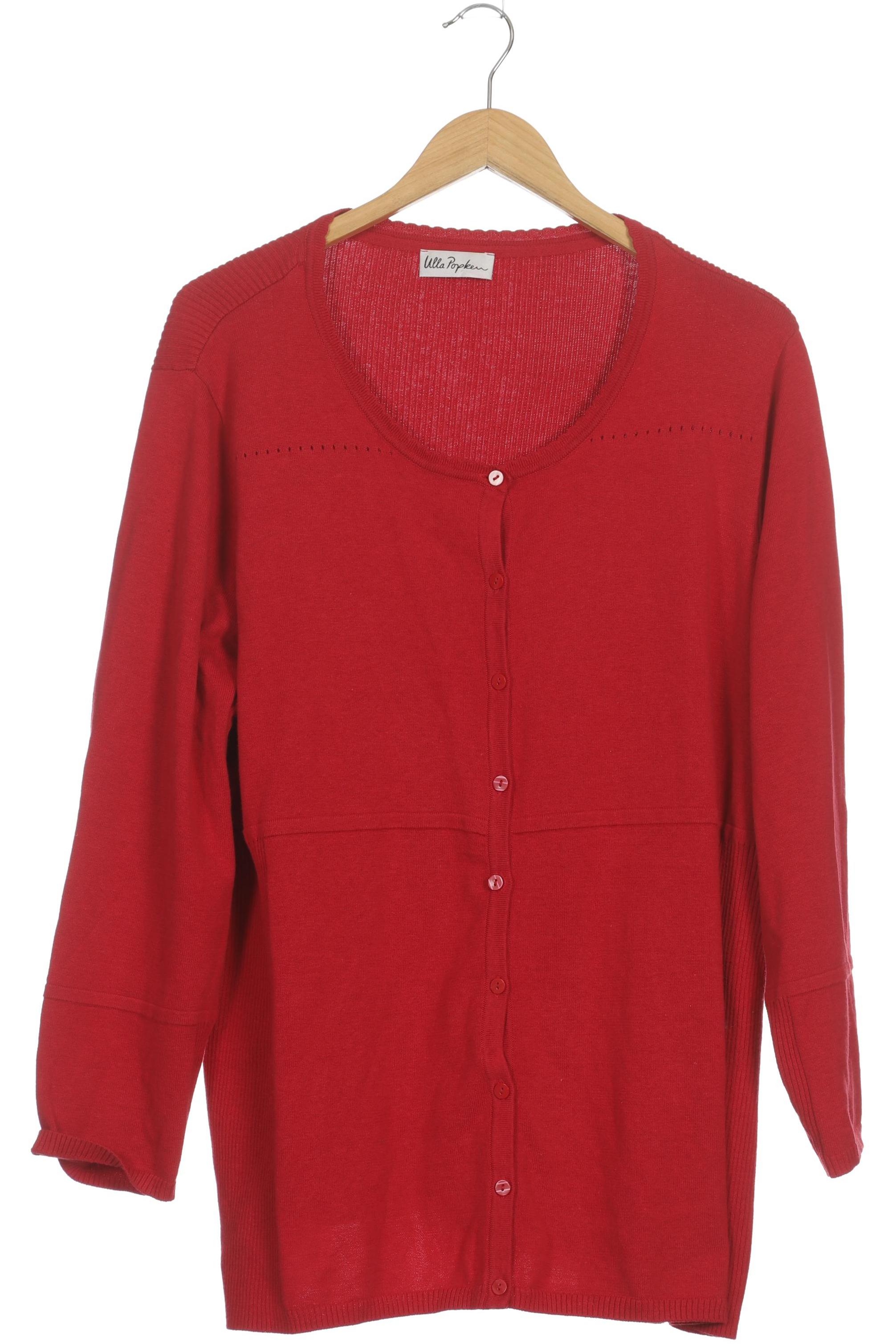 

Ulla Popken Damen Strickjacke, rot, Gr. 46