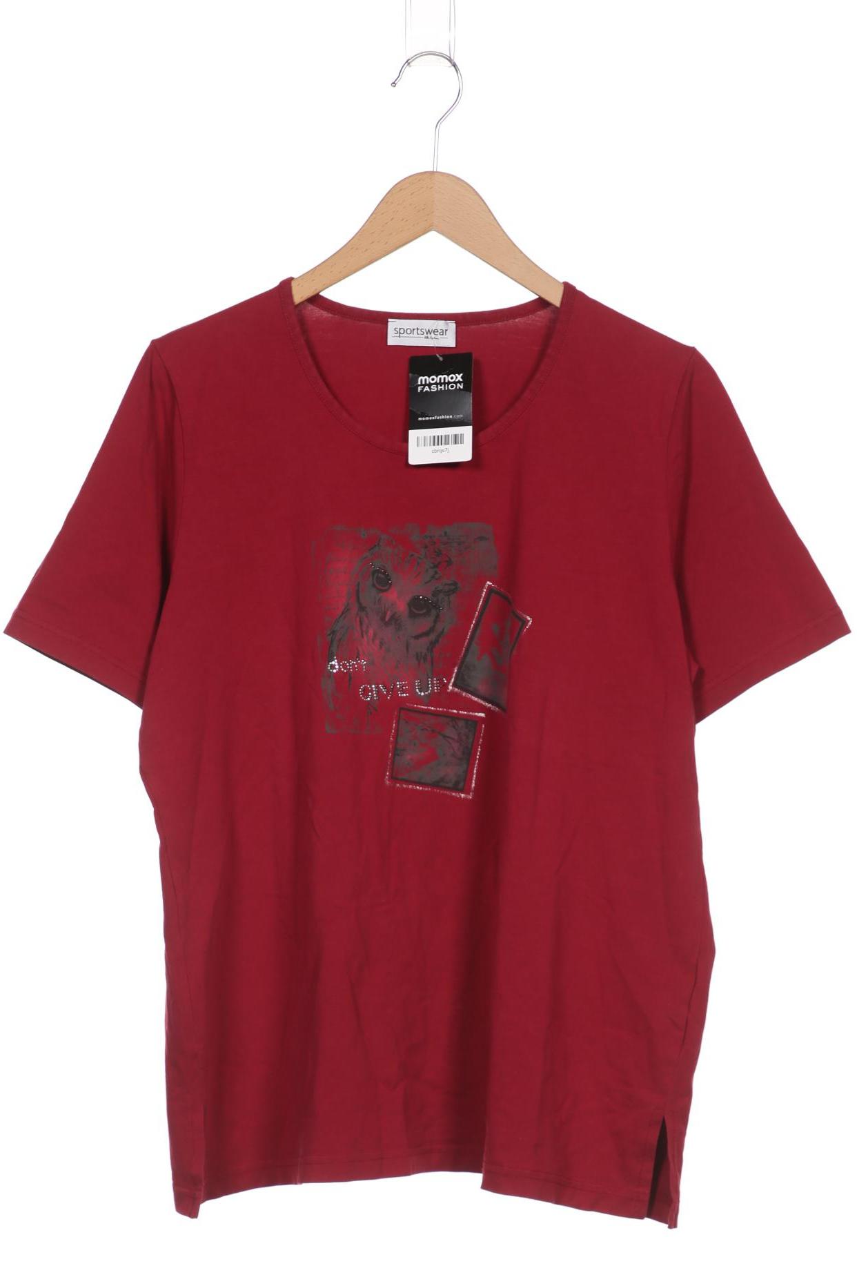 

Ulla Popken Damen T-Shirt, bordeaux, Gr. 46