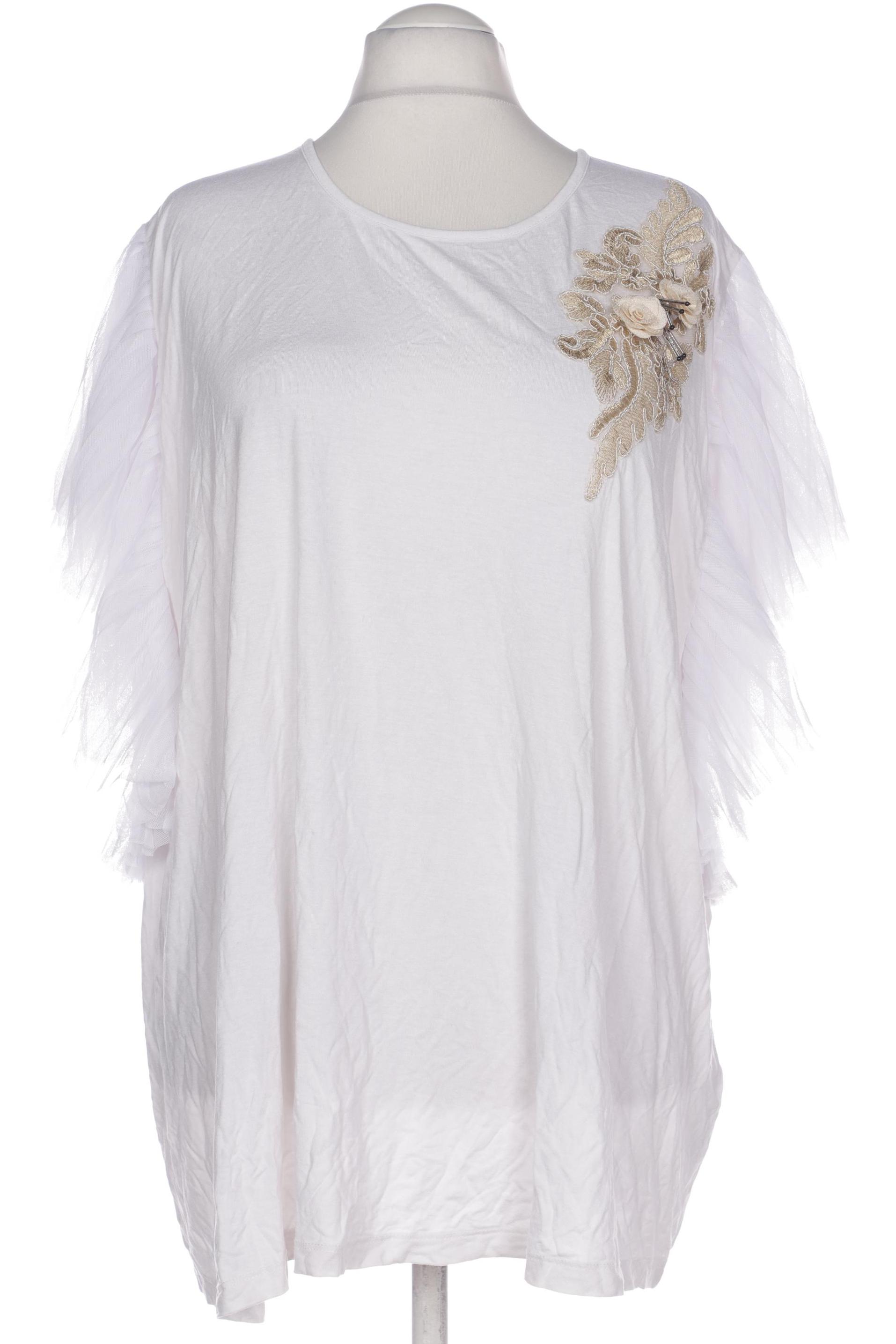 

Ulla Popken Damen T-Shirt, weiß, Gr. 58