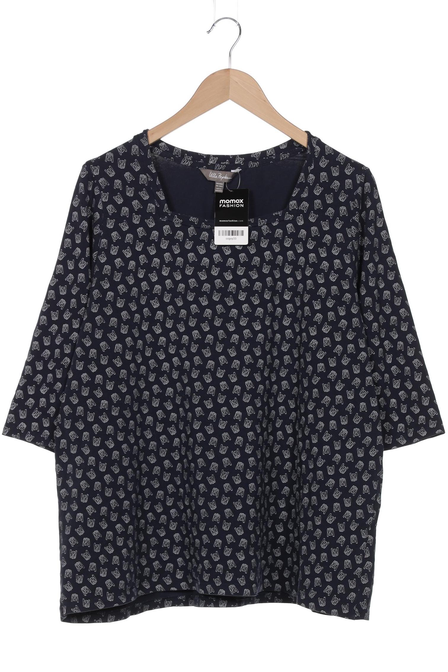 

Ulla Popken Damen Langarmshirt, marineblau, Gr. 46