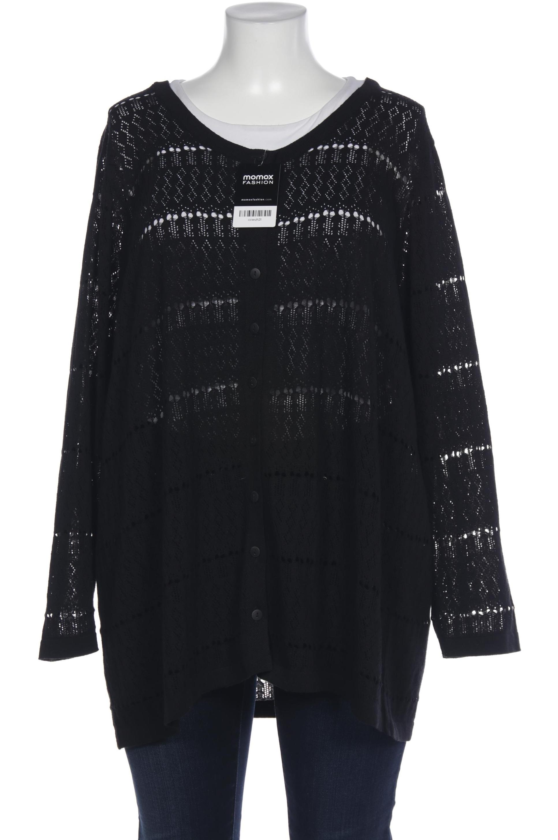 

Ulla Popken Damen Strickjacke, schwarz, Gr. 50