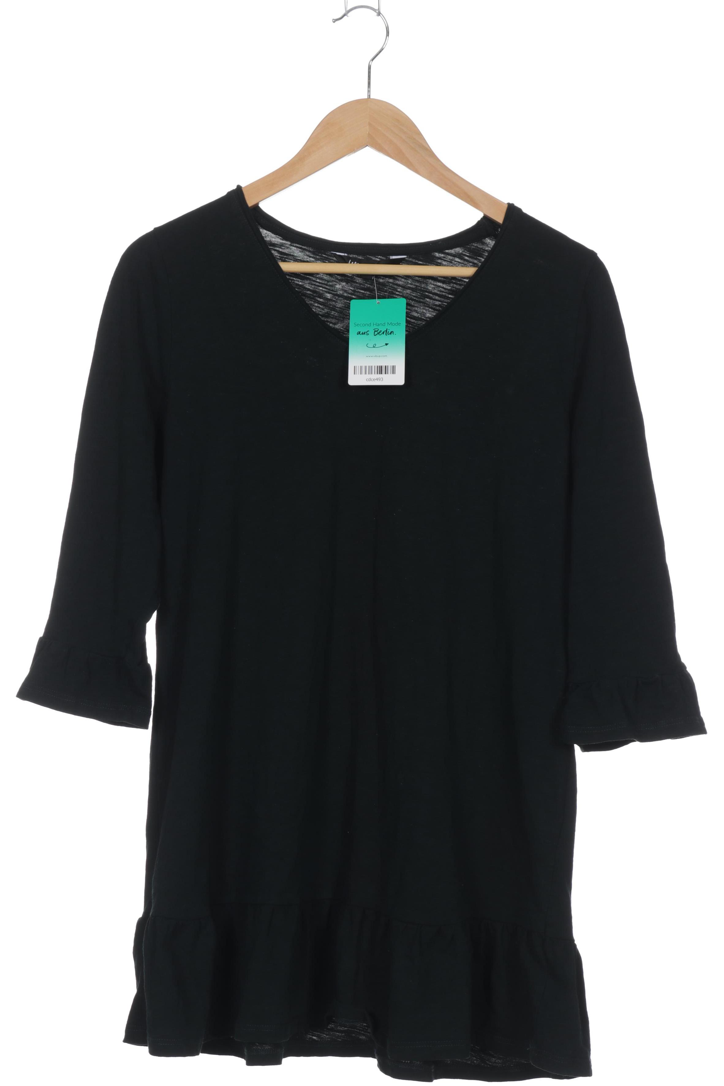 

Ulla Popken Damen Langarmshirt, schwarz, Gr. 42
