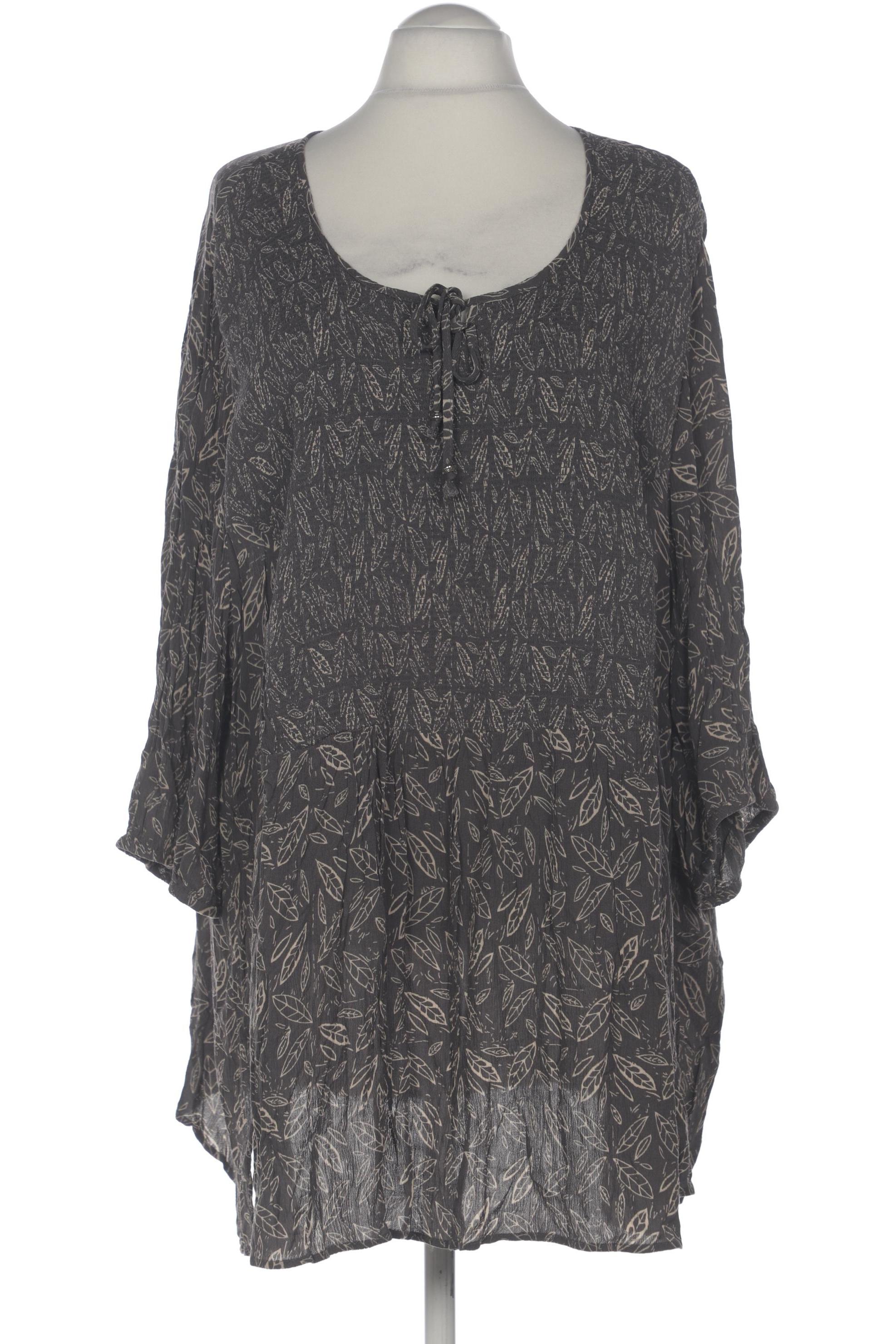 

Ulla Popken Damen Bluse, grau, Gr. 58