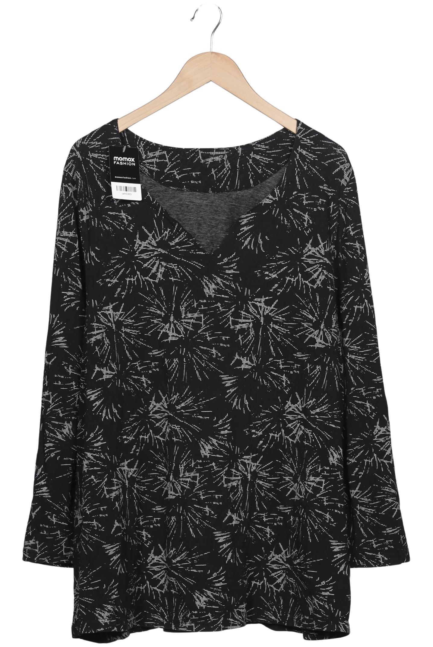 

Ulla Popken Damen Langarmshirt, schwarz, Gr. 46