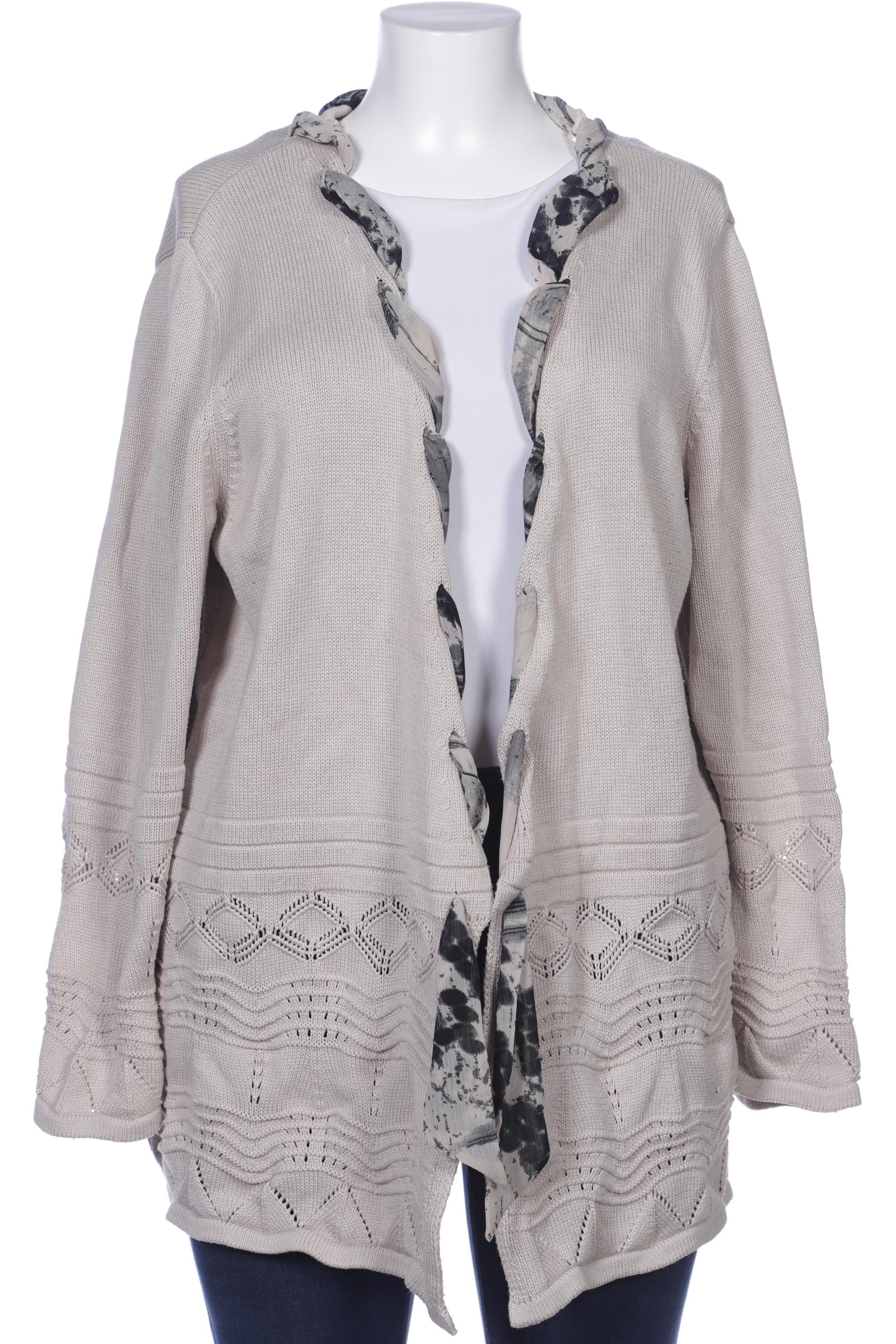 

Ulla Popken Damen Strickjacke, beige, Gr. 50