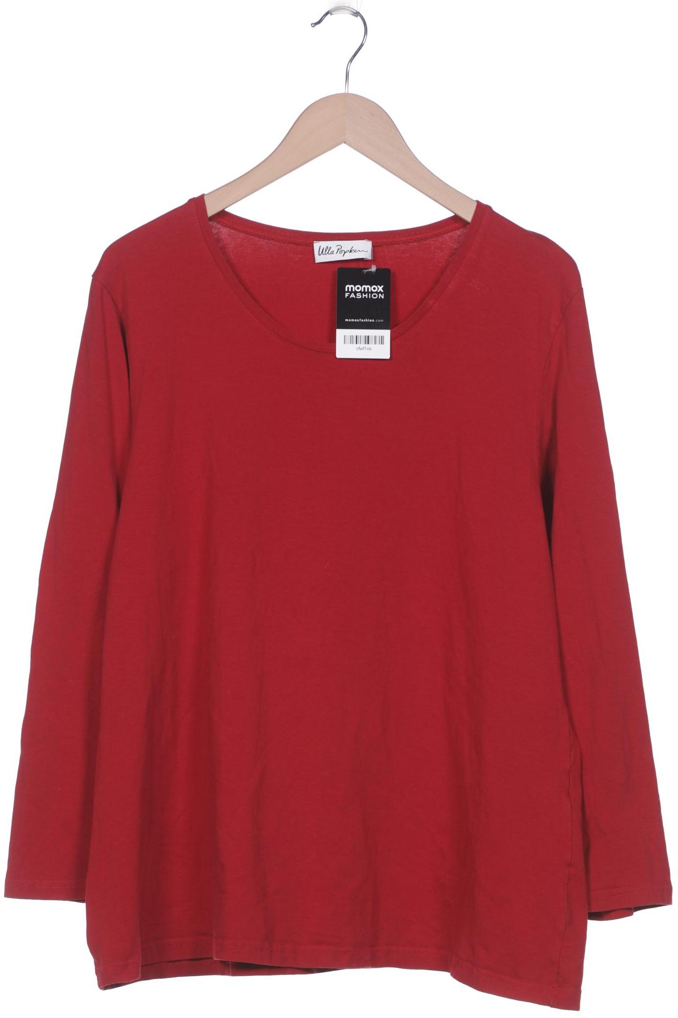 

Ulla Popken Damen Langarmshirt, rot
